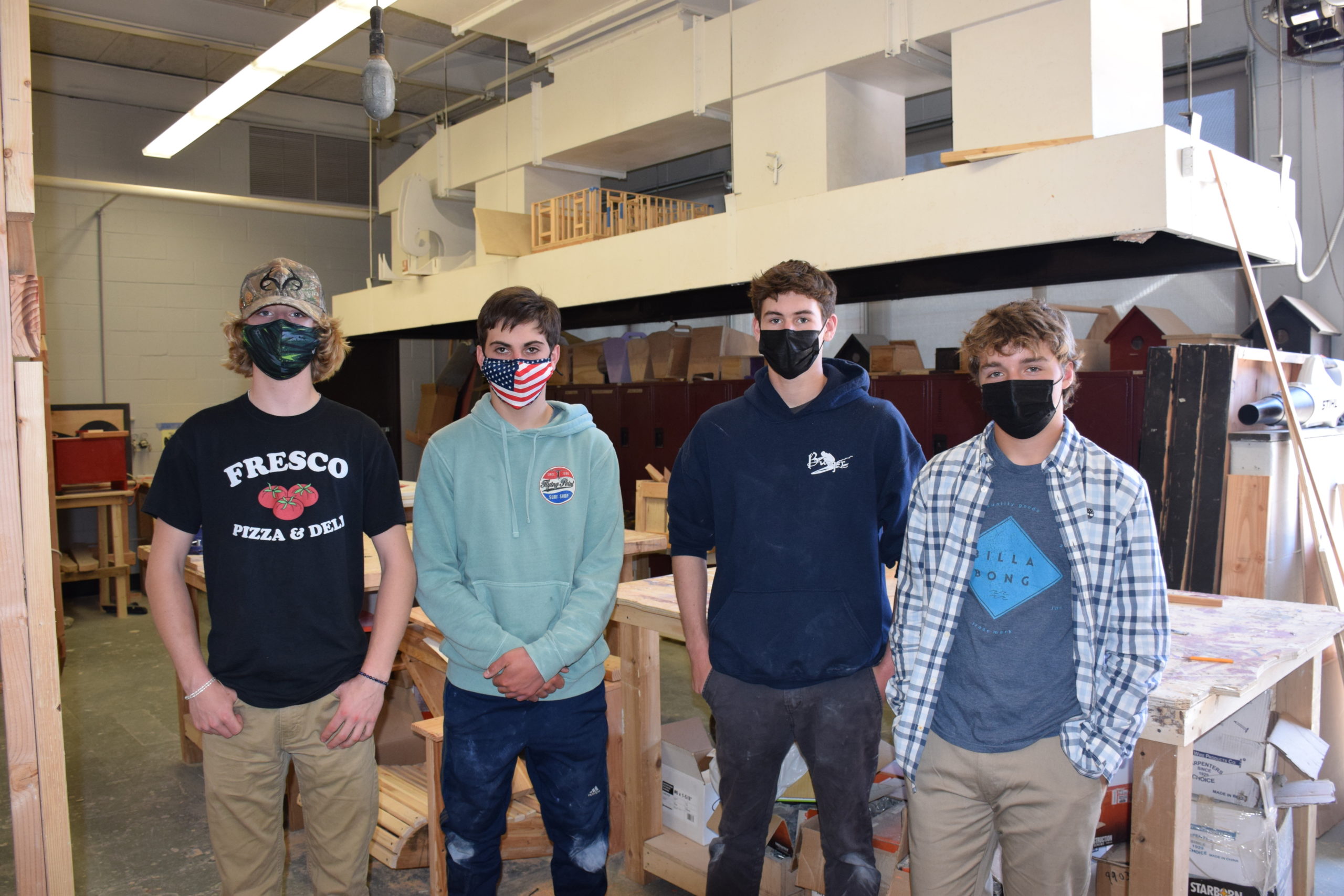 Southampton High School shop students will get hands-on experience by shadowing construction workers at their school this fall.