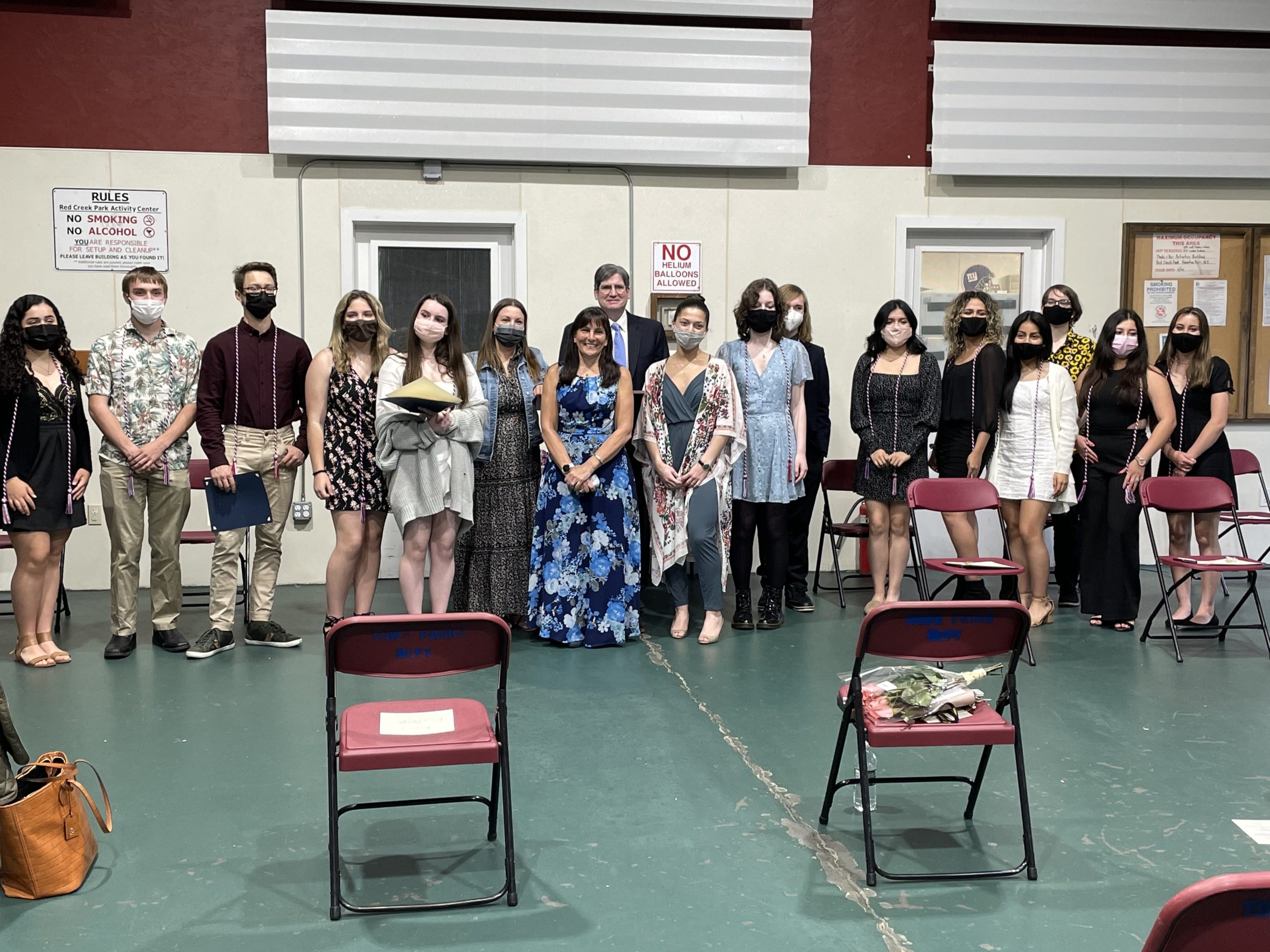 Southampton Youth Bureau recognized graduating seniors at a special ceremony last week.