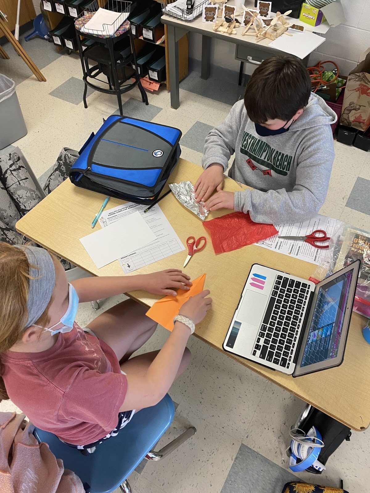 Westhampton Beach Elementary School students participated in a number of STEM challenges during the month of May.