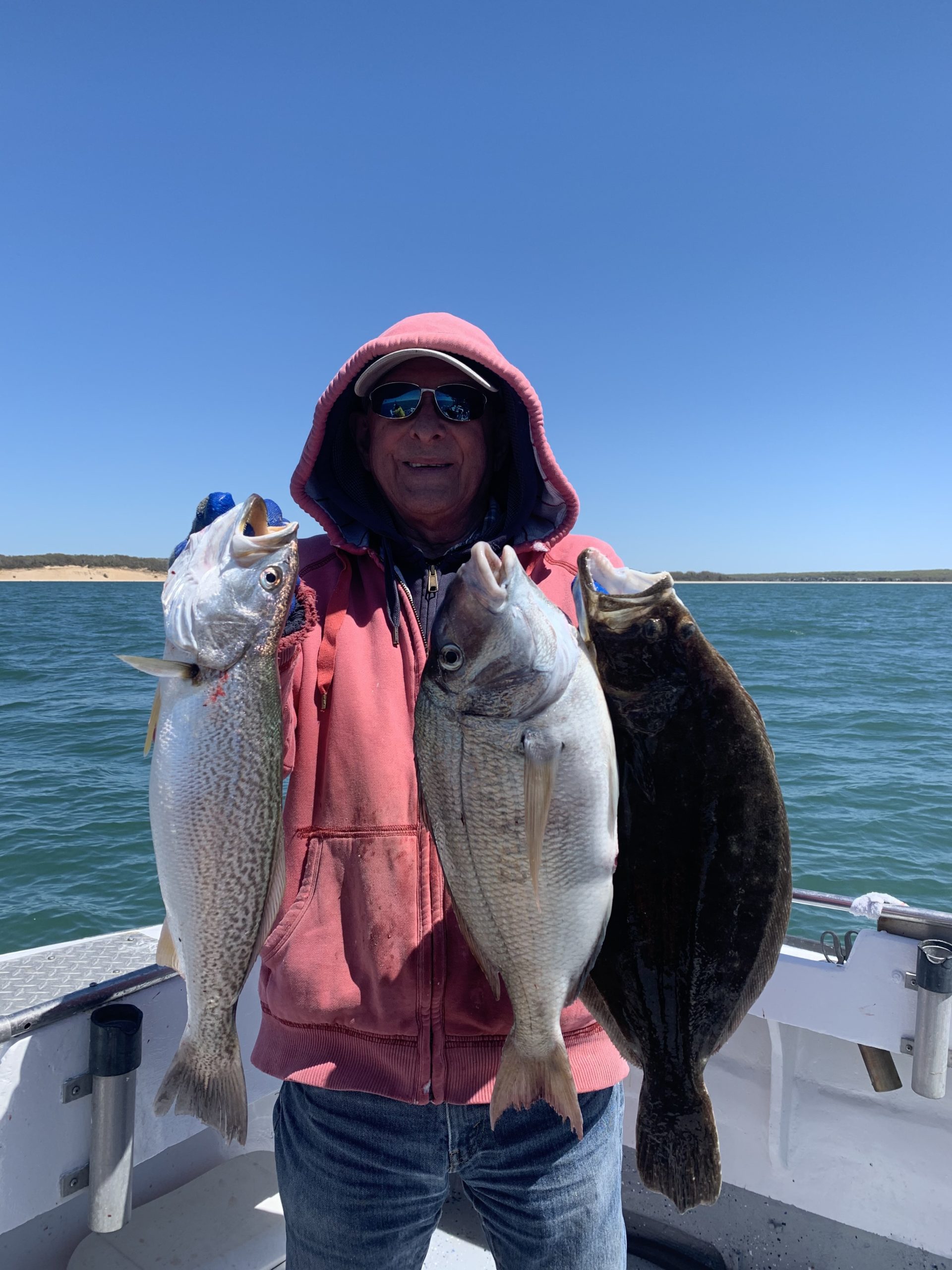 The Peconics have every species of fish you could possibly want to catch in local waters right now. Pino Kos decked this Peconic Bay trifecta aboard the Shinnecock Star over the weekend.