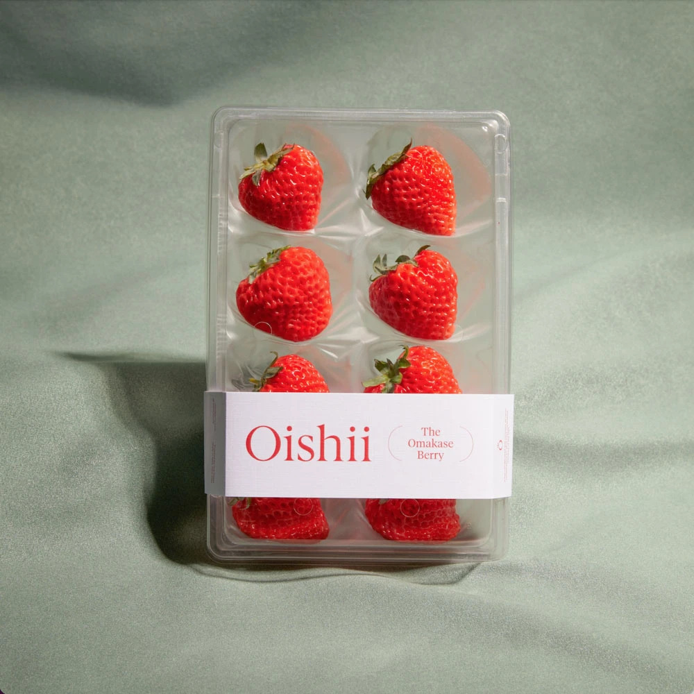 Oishii’s Omakase Berries are available through Carissa's Bakery.