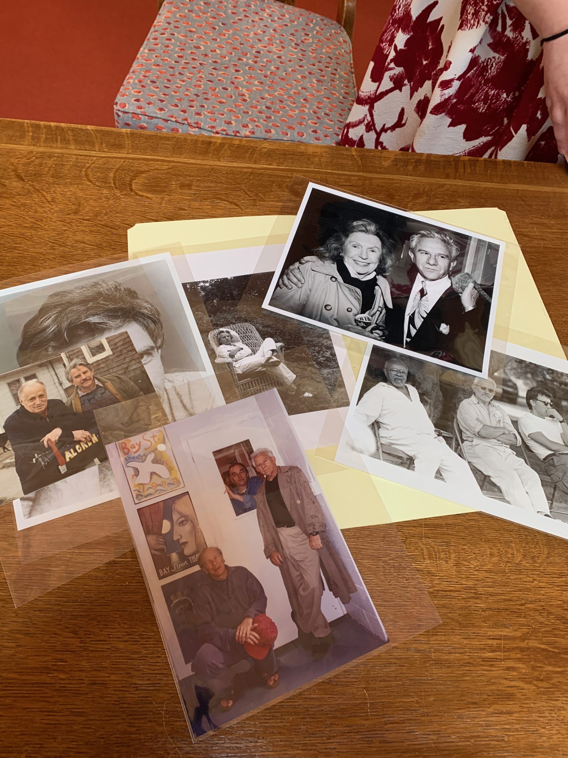 Photos of Joe Pintauro in the collection at John Jermain Memorial Library.