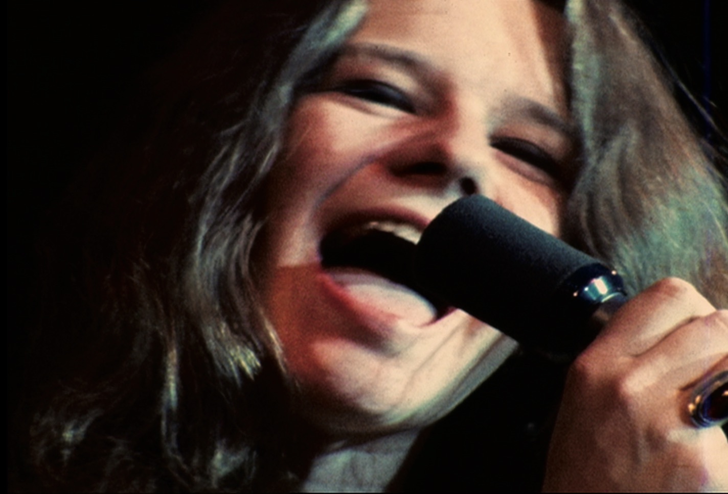 Janis Joplin performing in D.A. Pennebaker's film 