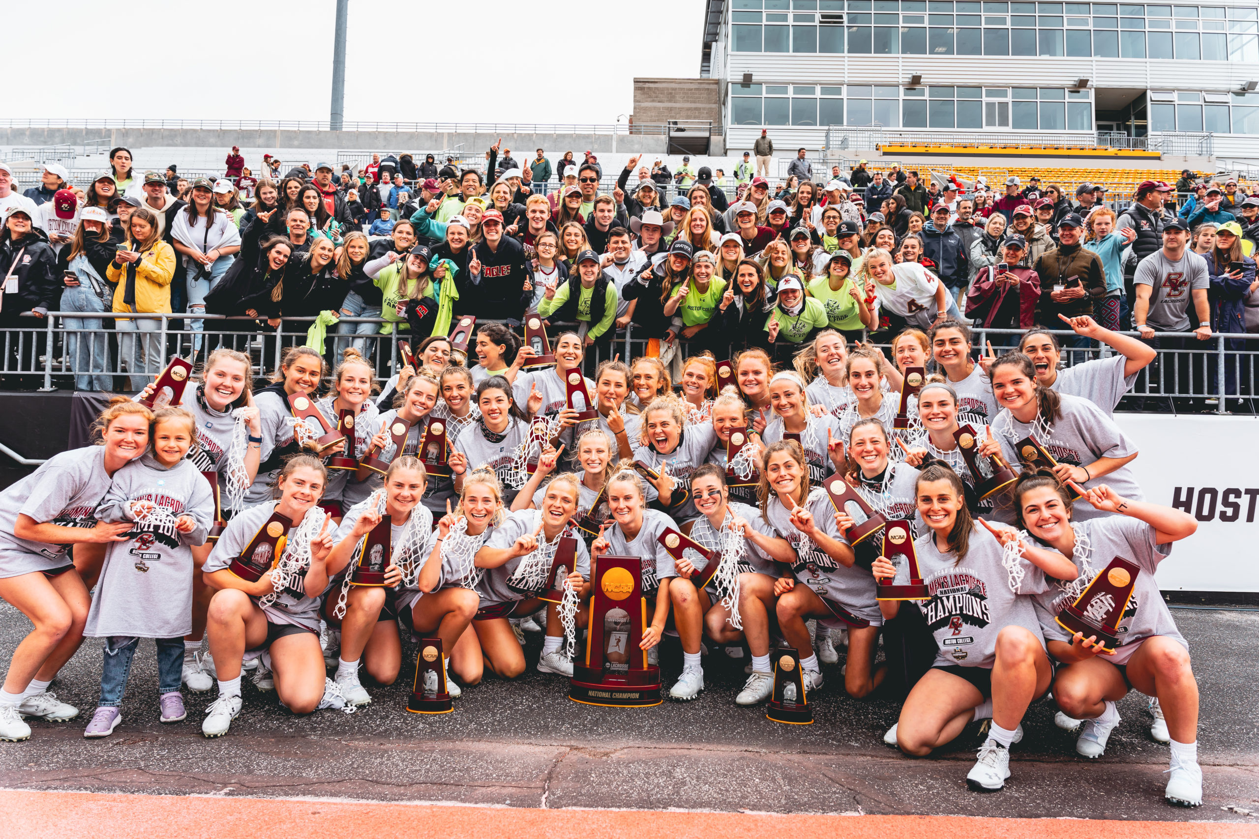 The Boston College women's lacrosse team won the National Championship this past Sunday.