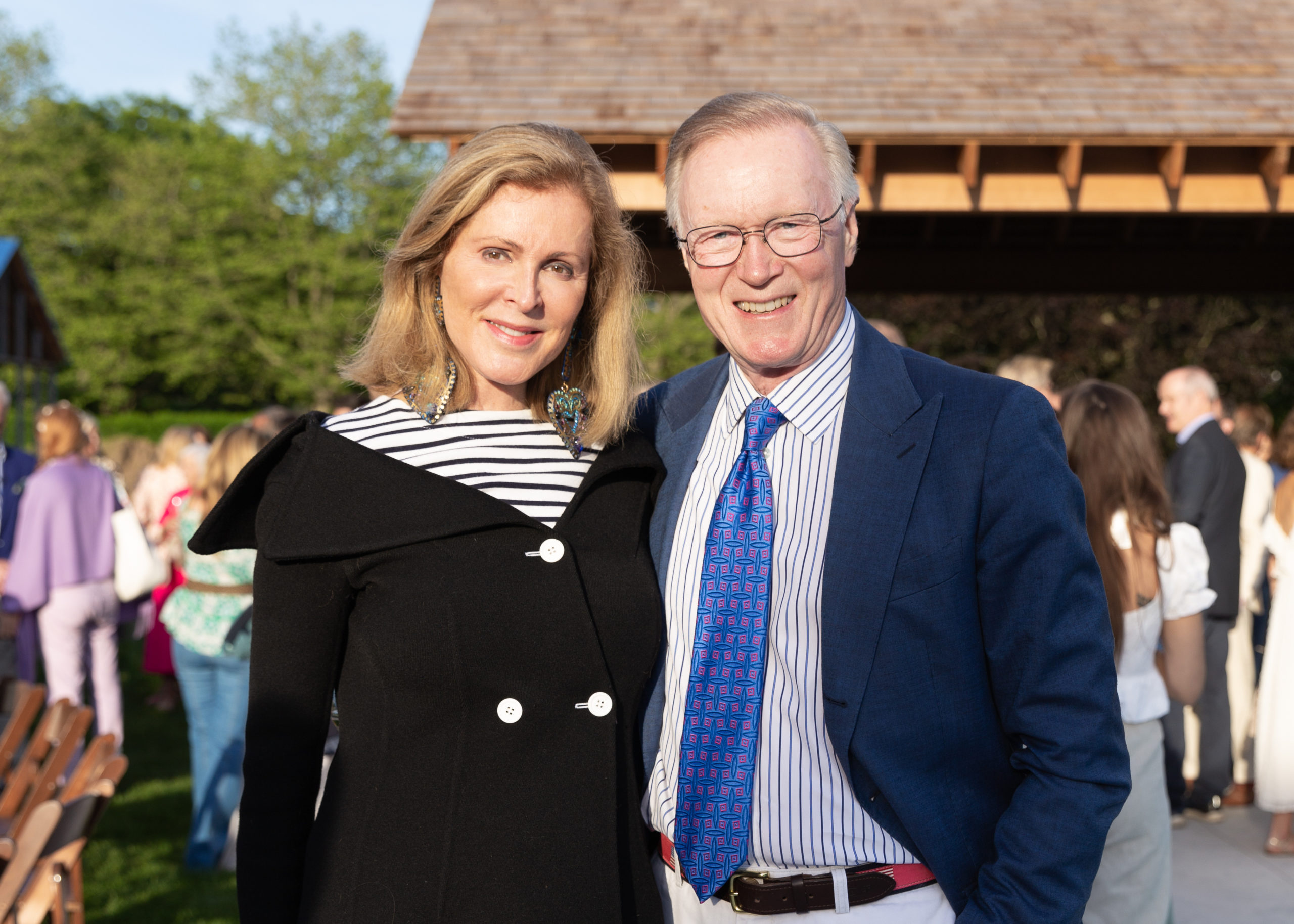 Ellen and Chuck Scarborough. COURTESY BROWN HARRIS STEVENS