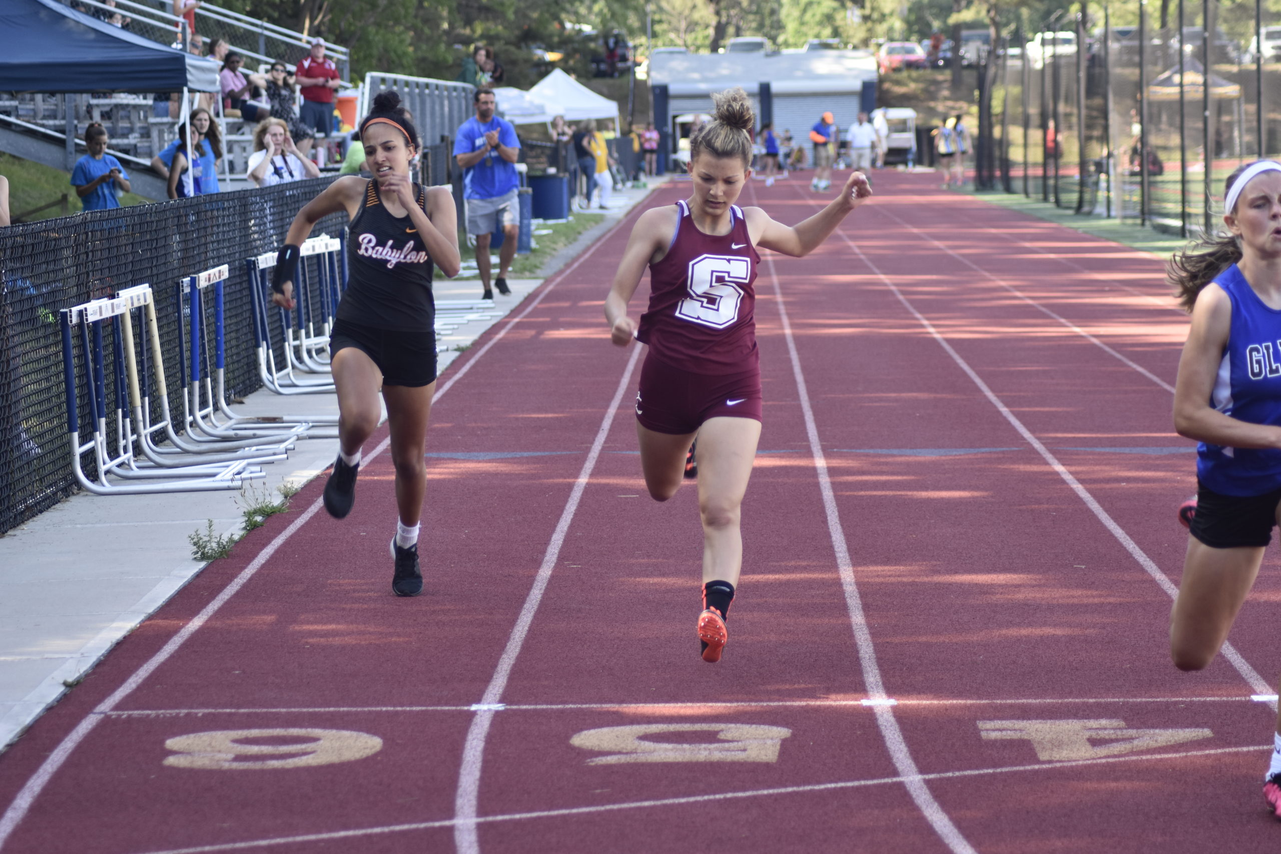 Southampton junior Gabriella Arnold placed fifth in the Division IV 100-meter dash on Thursday, June 10.