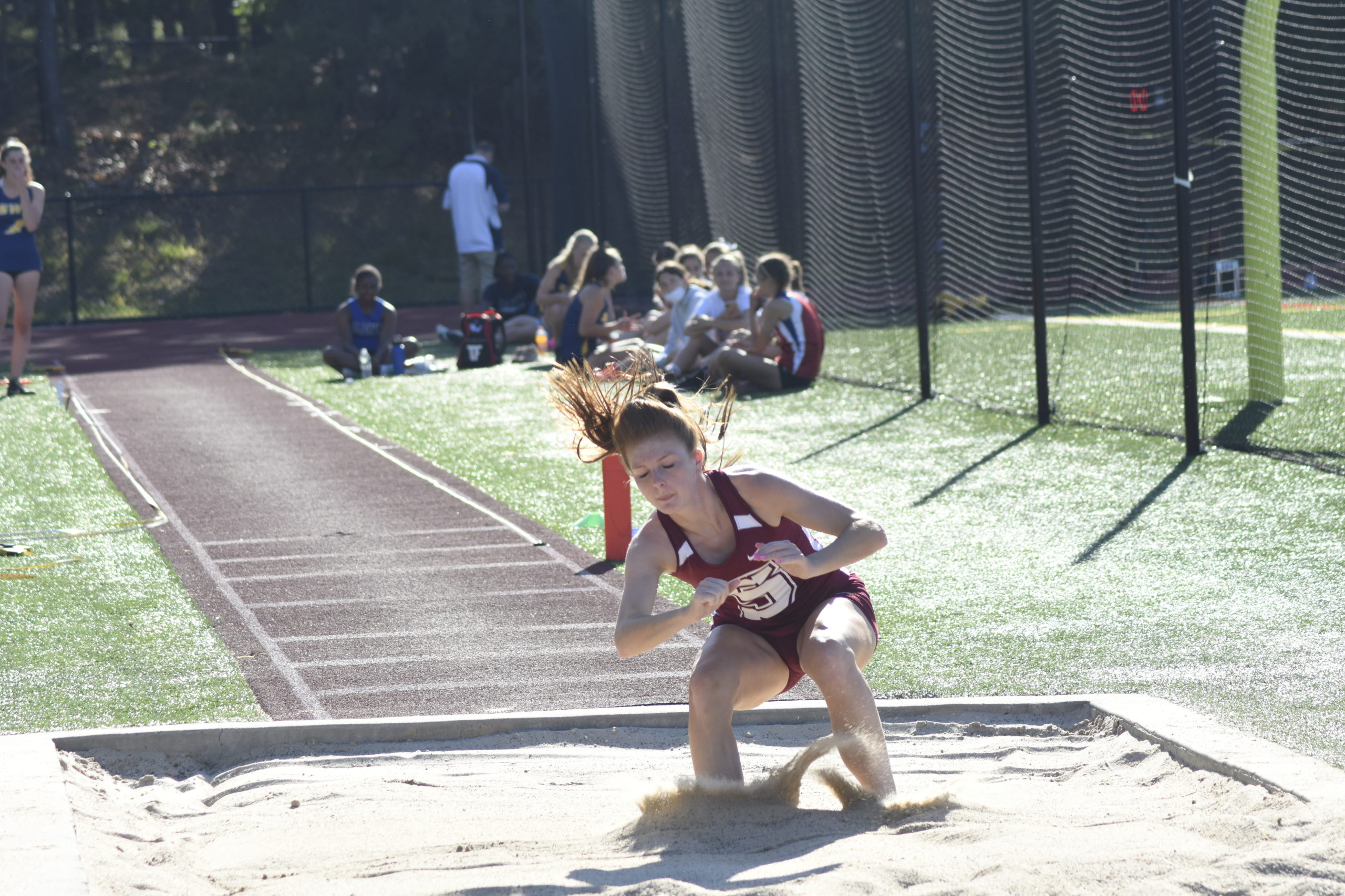 Southampton junior Carli Cameron finished eighth in the triple jump.