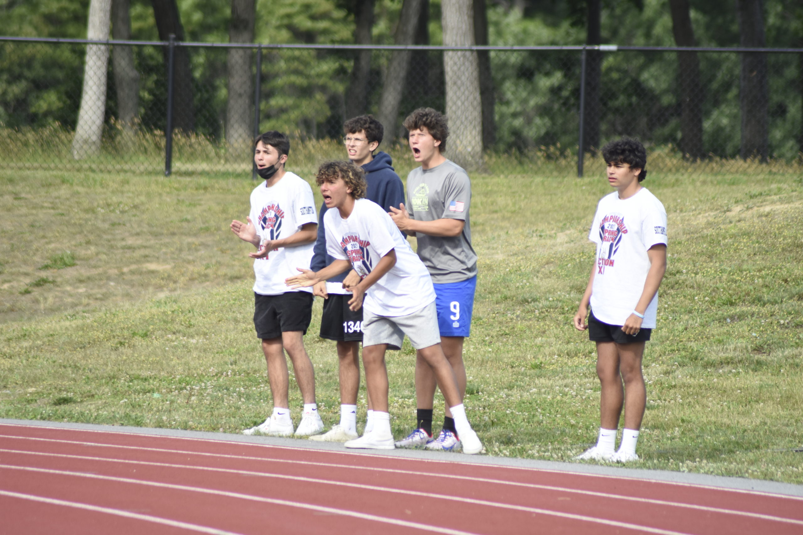 Derek Reed and Billy Malone had their Mariner teammates cheering them on at counties on Friday.