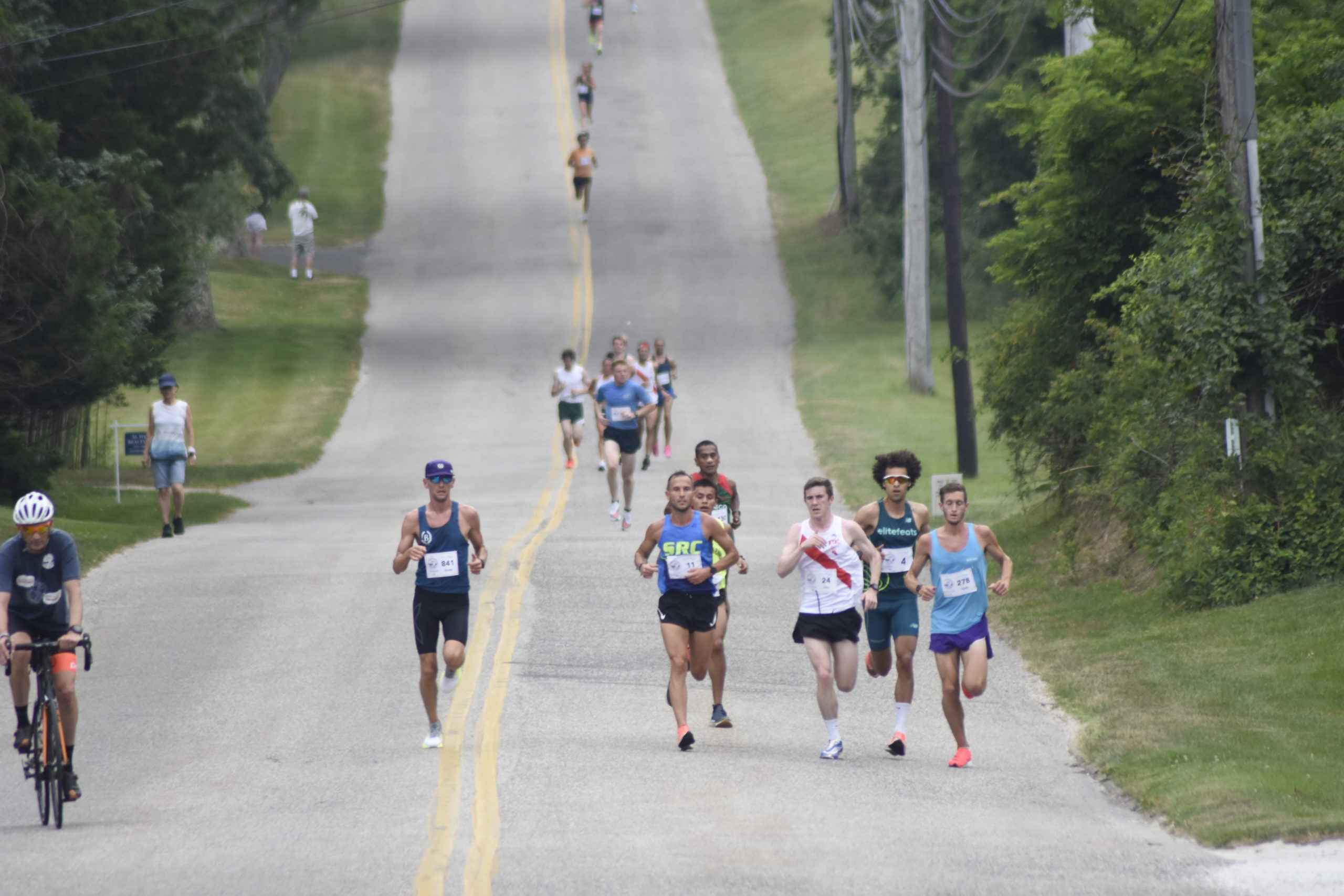 After having just a virtual race last year due to the pandemic, the 42nd annual Shelter Island 10K was done both live and virtually, with around 1,000 runners making the trip to compete on Saturday.