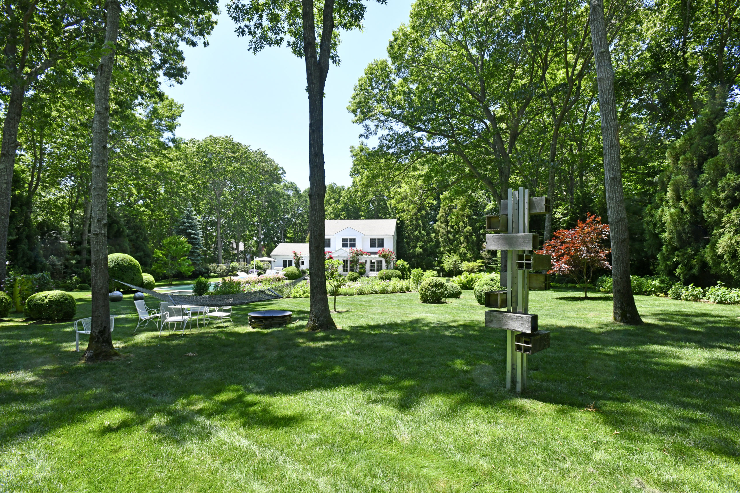 Frederico Azevedo's North Haven garden.   DANA SHAW