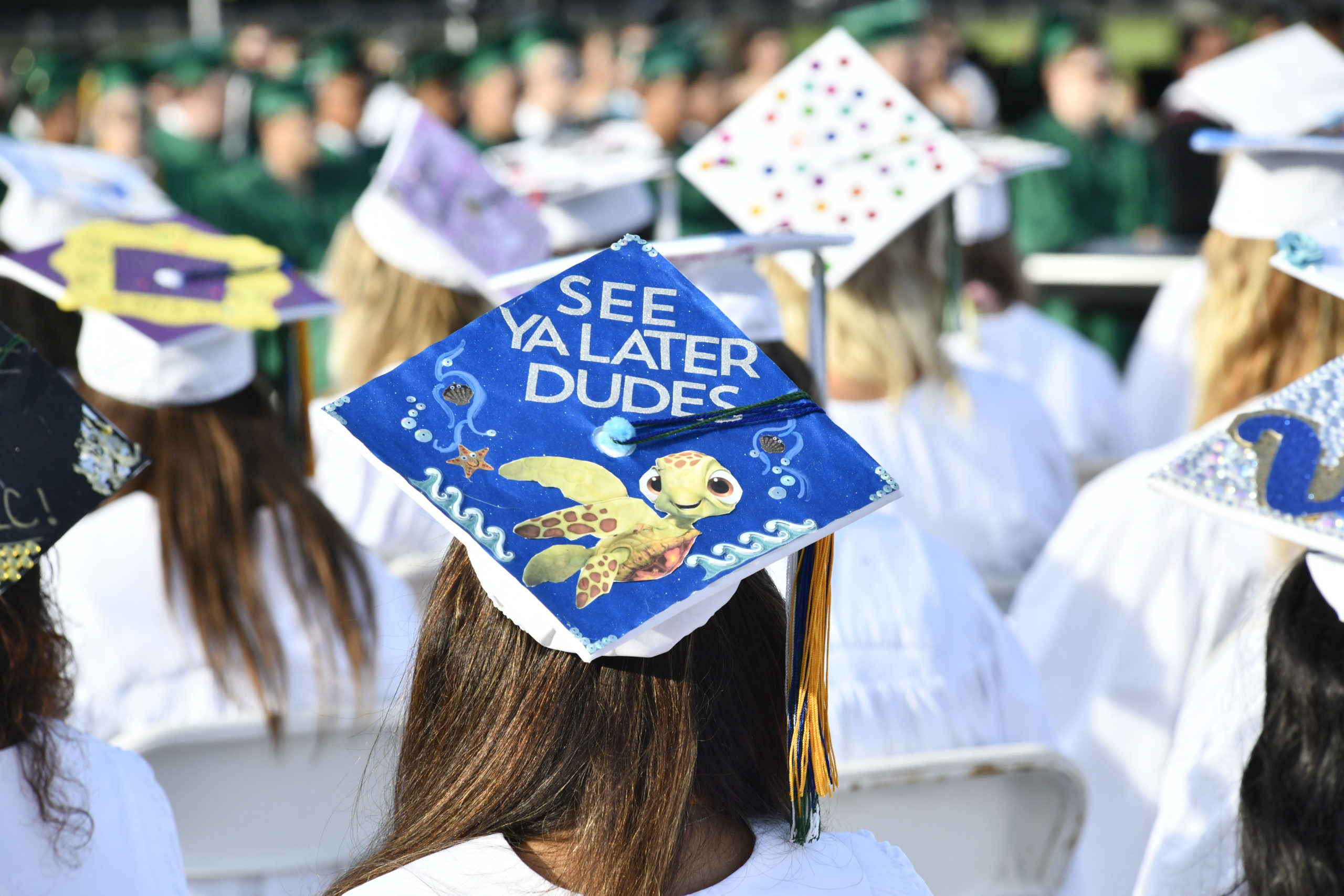 Commencement for the Westhampton Beach High School Class of 2021 was held on Friday evening.  DANA SHAW