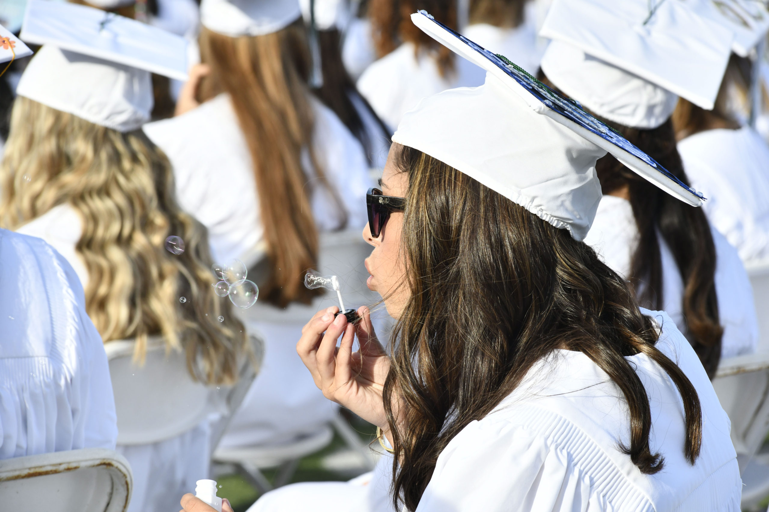 Commencement for the Westhampton Beach High School Class of 2021 was held on Friday evening.  DANA SHAW