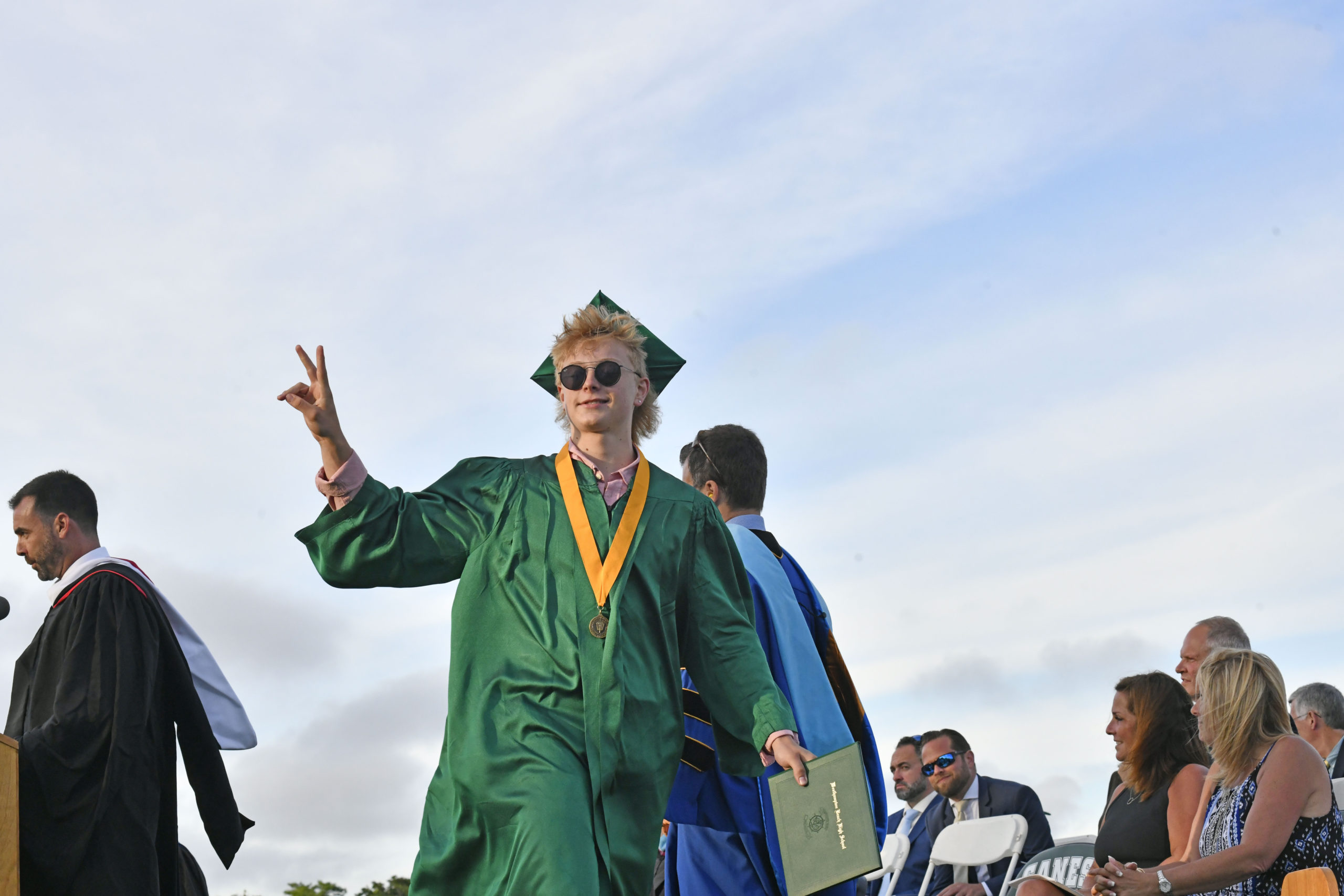 Commencement for the Westhampton Beach High School Class of 2021 was held on Friday evening.  DANA SHAW