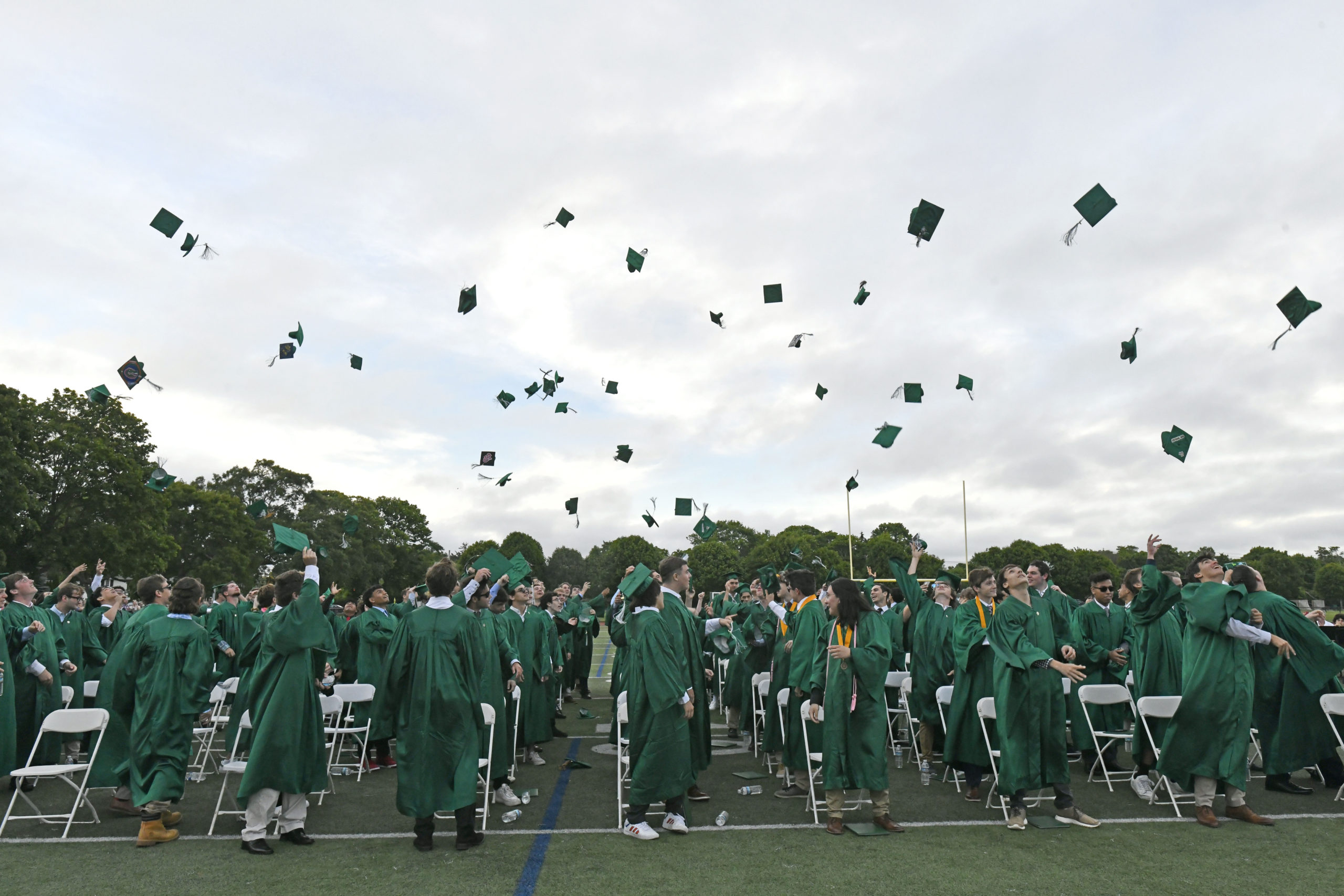 Commencement for the Westhampton Beach High School Class of 2021 was held on Friday evening.  DANA SHAW