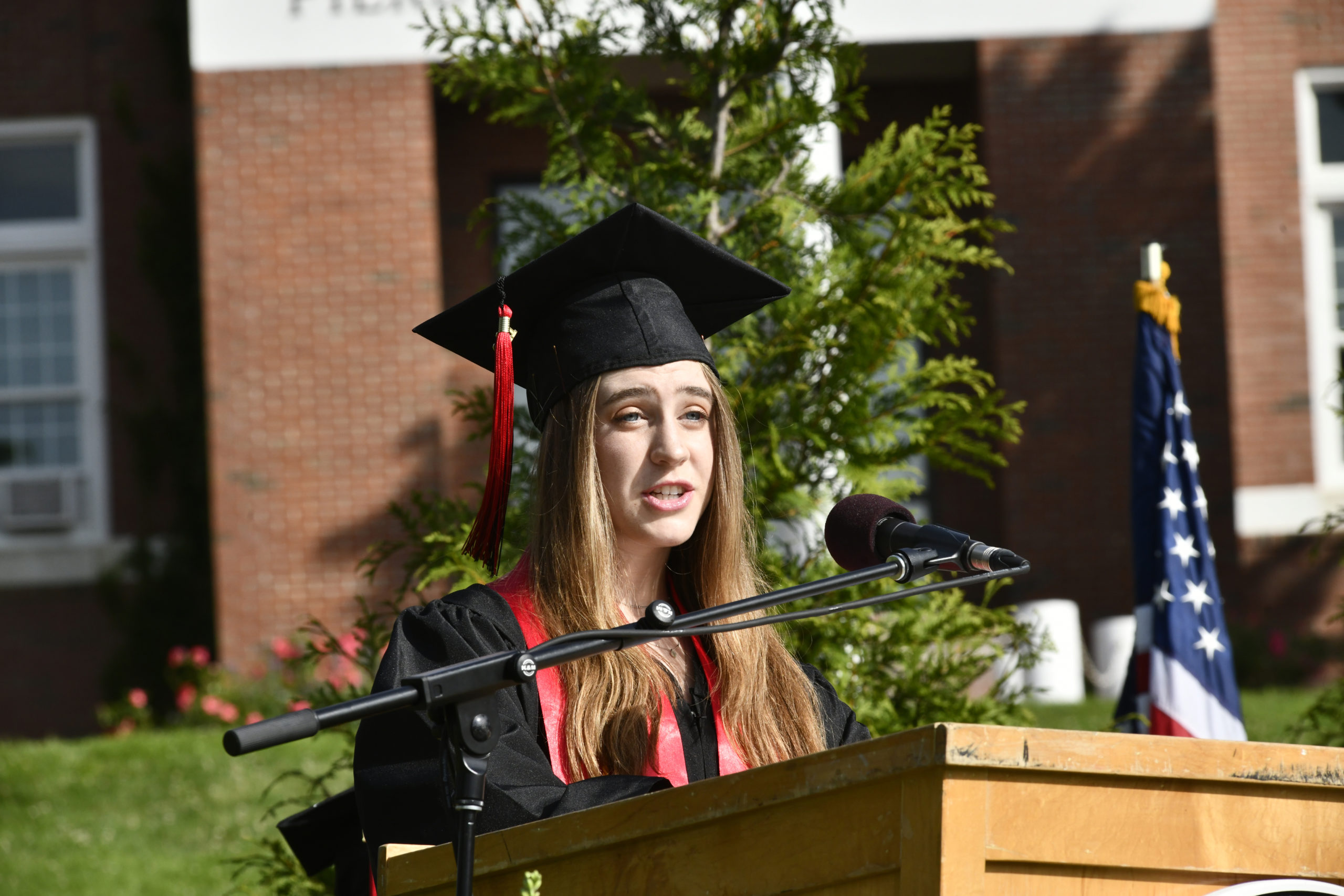 Valedictorian Gaylin Davey. DANA SHAW