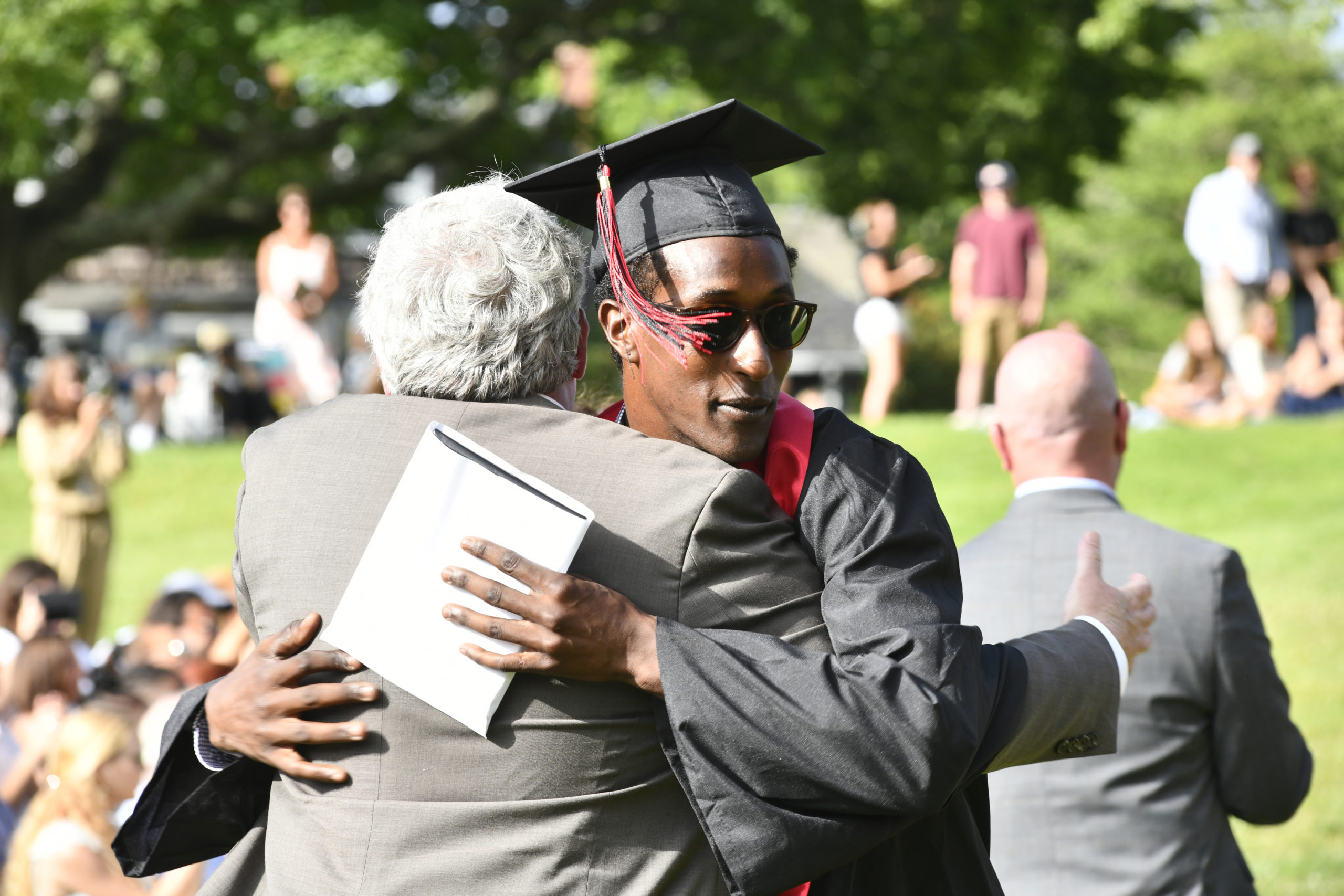 Graduate Habtamu Coulter.  DANA SHAW