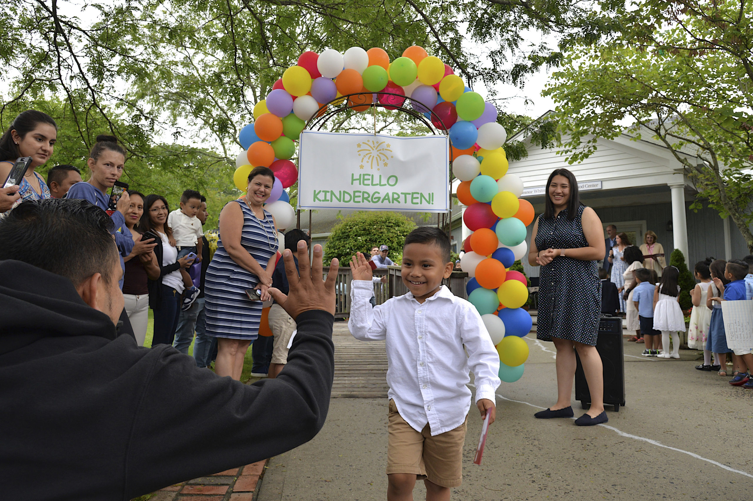 Eleanor Whitmore Early Childhood Center hosted a  Pre-K moving up ceremony on Friday for the more than 40 children who will celebrate their official entry into Kindergarten.    KYRIL BROMLEY
