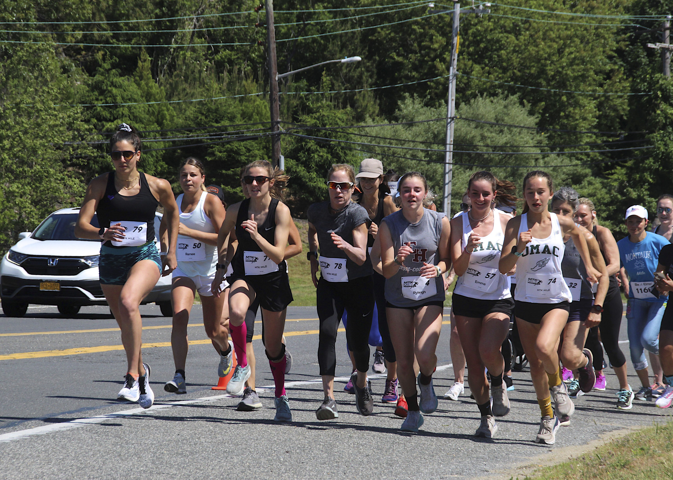 The Montauk Mile on Sunday.   KYRIL BROMLEY