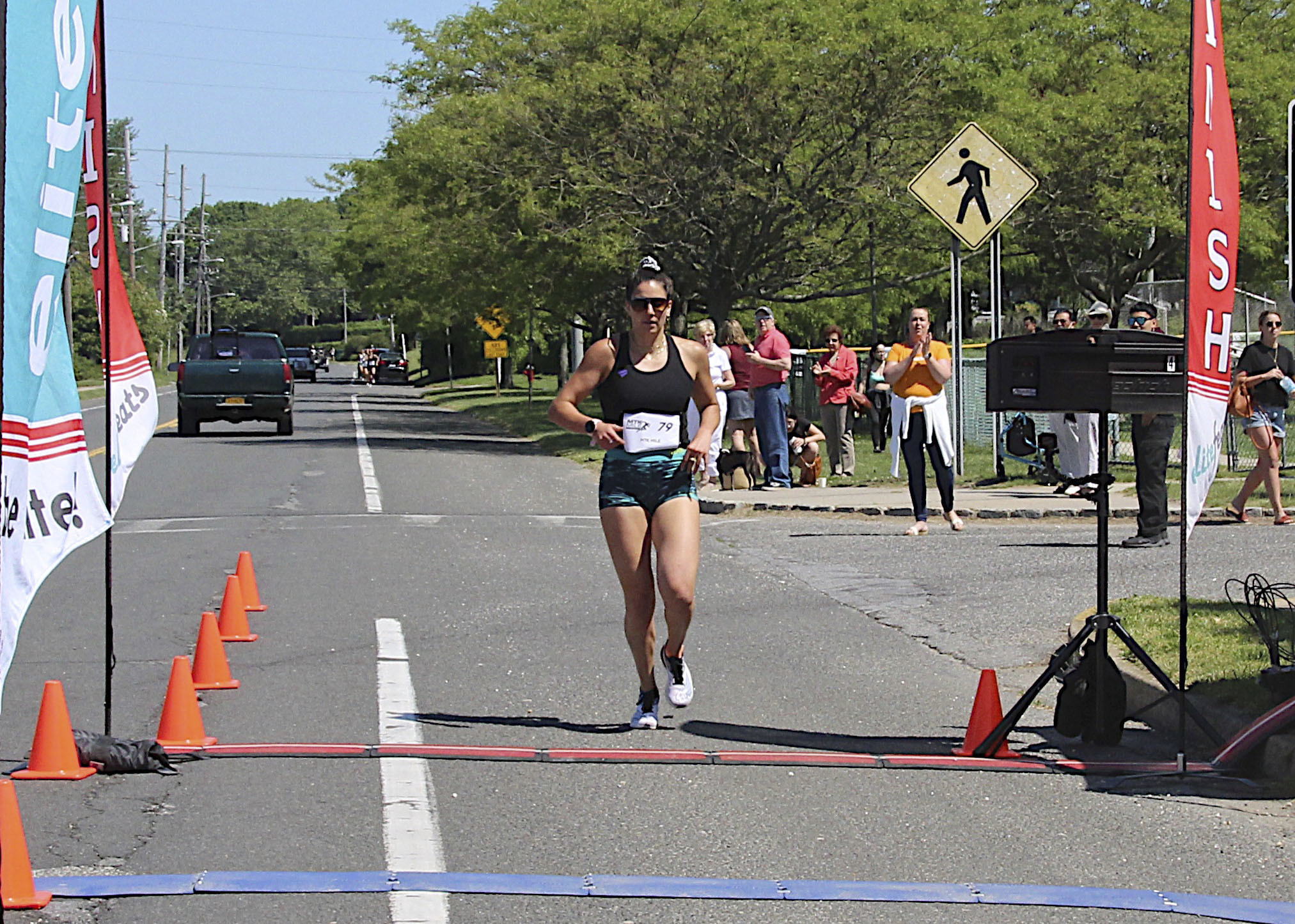 Montauk Mile women's winner  Paige Duca.  KYRIL BROMLEY