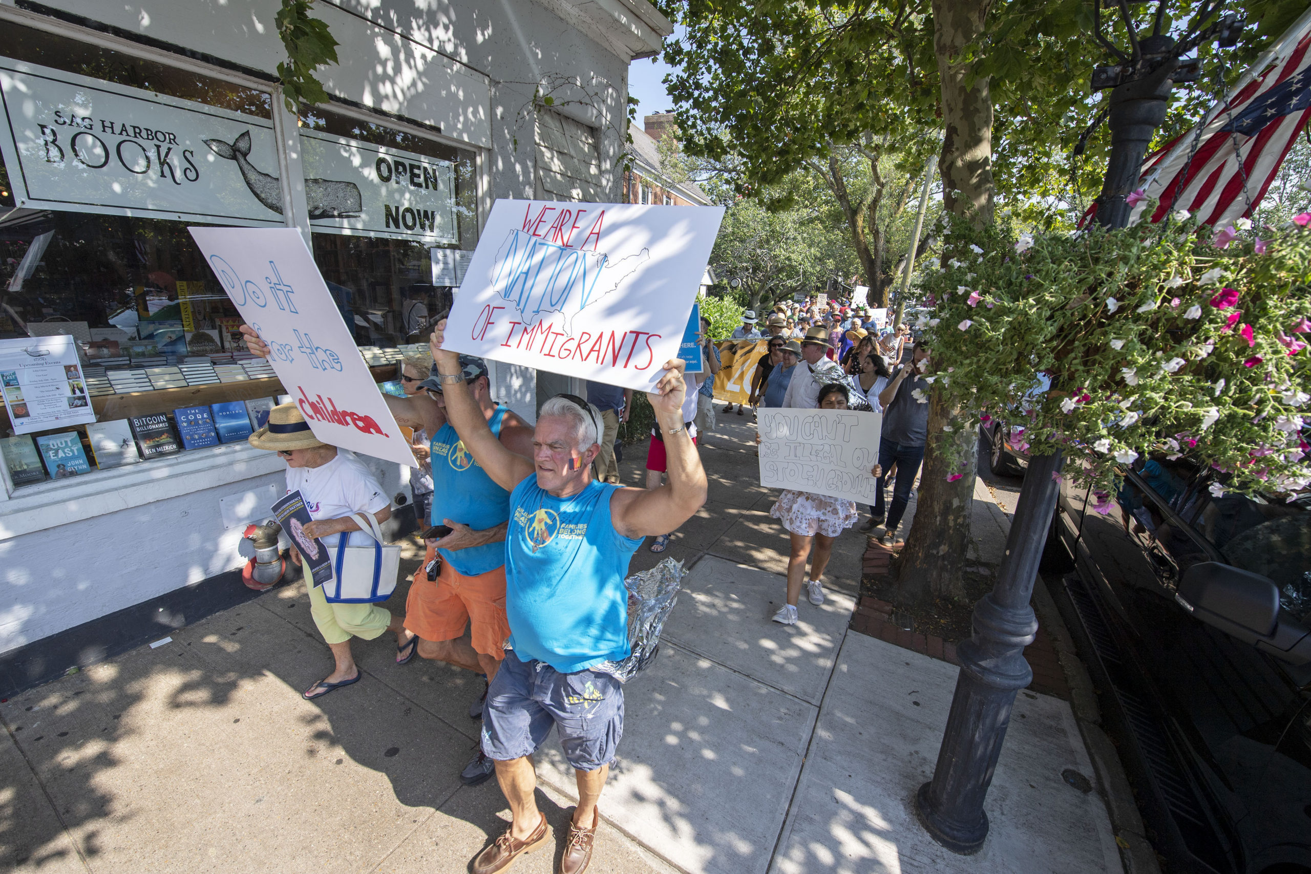 The 2019 Interdependence Walk in Sag Harbor.  MICHAEL HELLER
