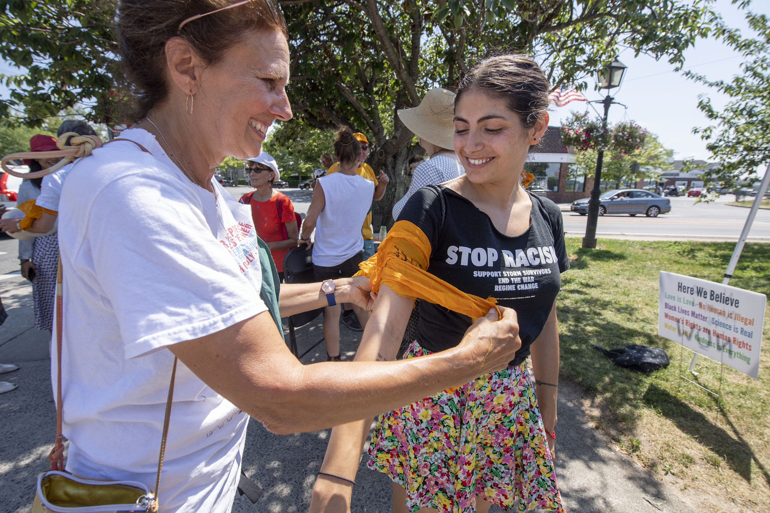 The 2019 Interdependence Walk in Sag Harbor.  MICHAEL HELLER