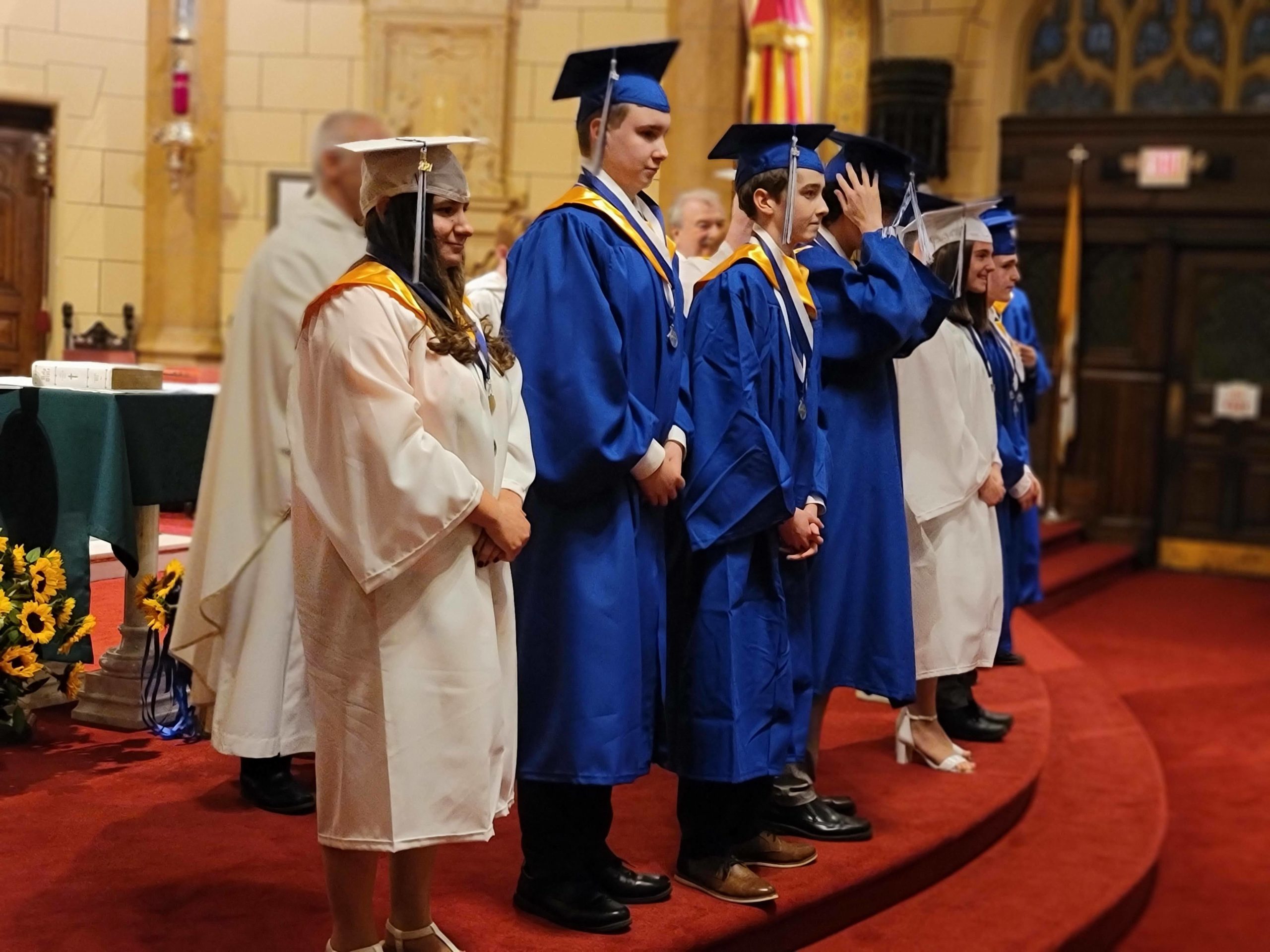 Ten students were cited for achieving High Honors during the Our Lady of the Hamptons commencement ceremony on June 11.