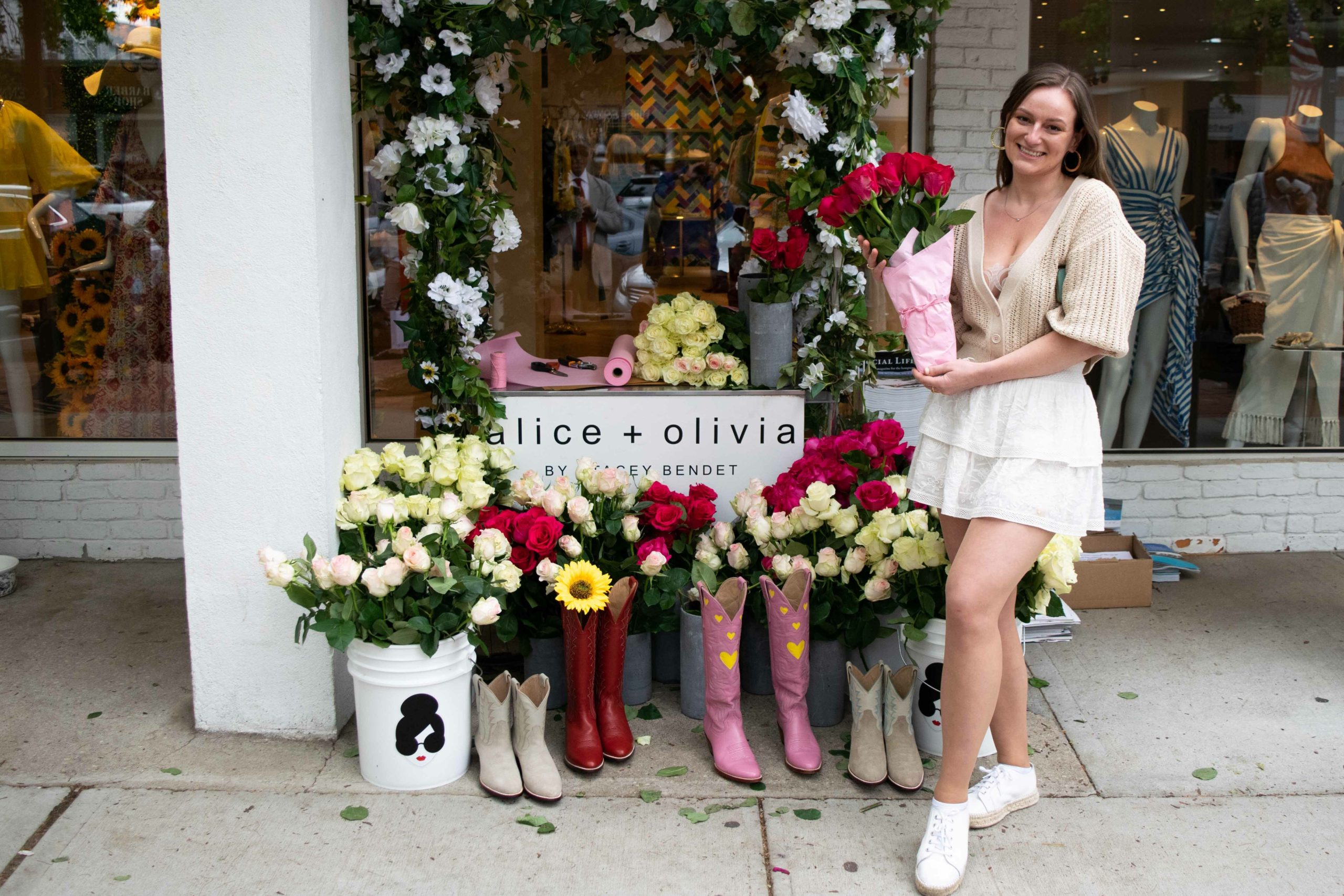 Alice & Olivia took first place at the first annual Southampton Rose Day event held earlier this month in celebration of the village flower, the rose.