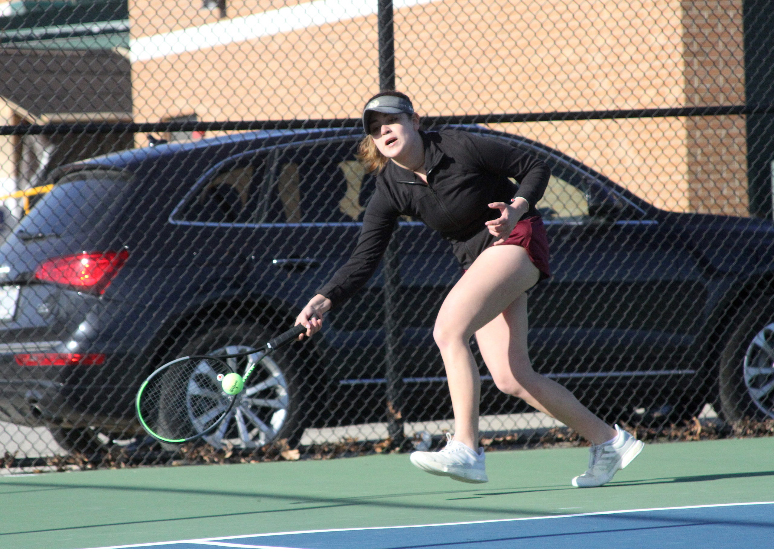 Sandrine Becht was one of two All-State players for the East Hampton/Pierson/Bridgehampton girls tennis team this past fall.