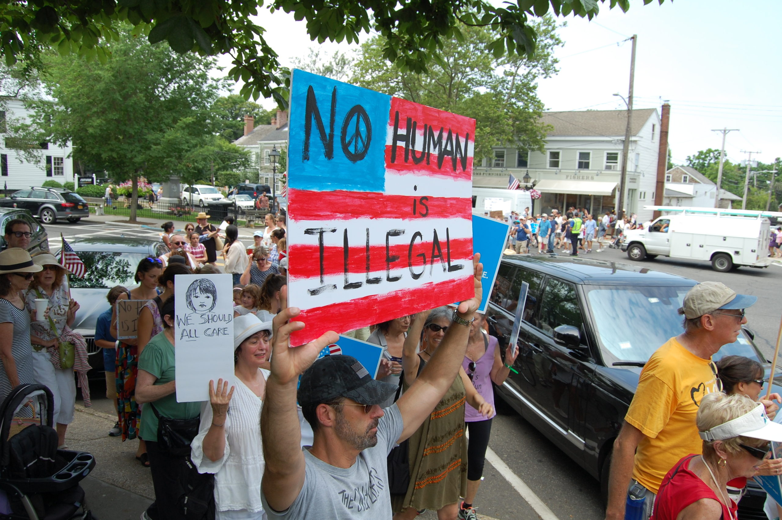 The 2019 Interdependence Walk in Sag Harbor.