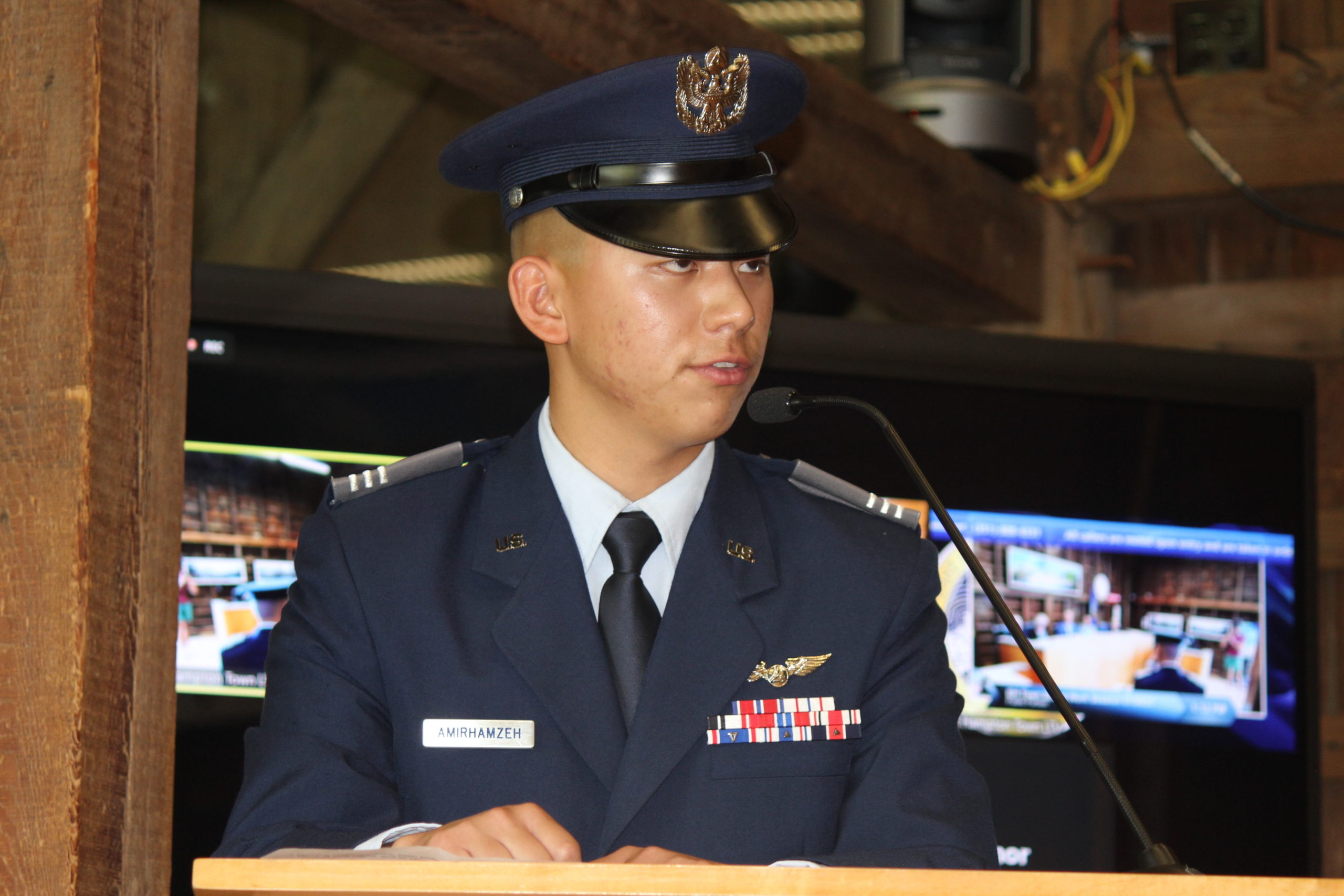 An U.S. Air Force officer representing the Civil Air Patrol, Air Force's civilian auxiliary, said that East Hampton Airport is a critical cog in its network of landing strips in the Northeast that are used for search and rescue and natural disaster responses.