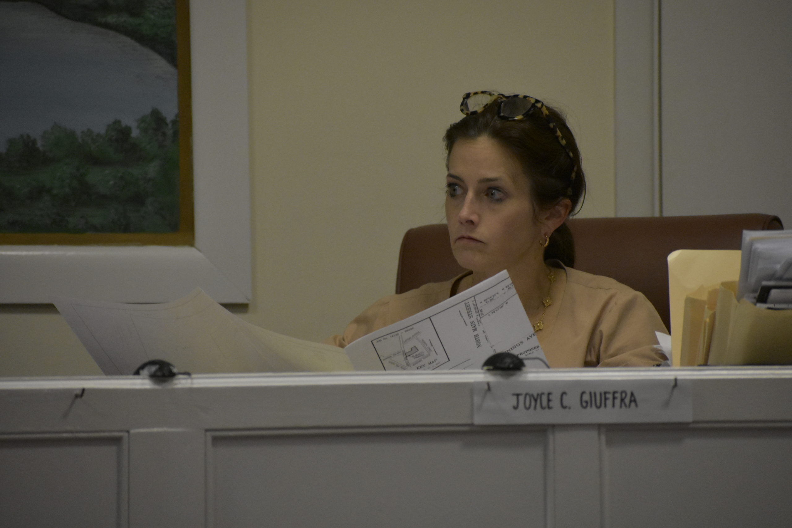 New Southampton Village Zoning Board of Appeals member Joyce Giuffra.