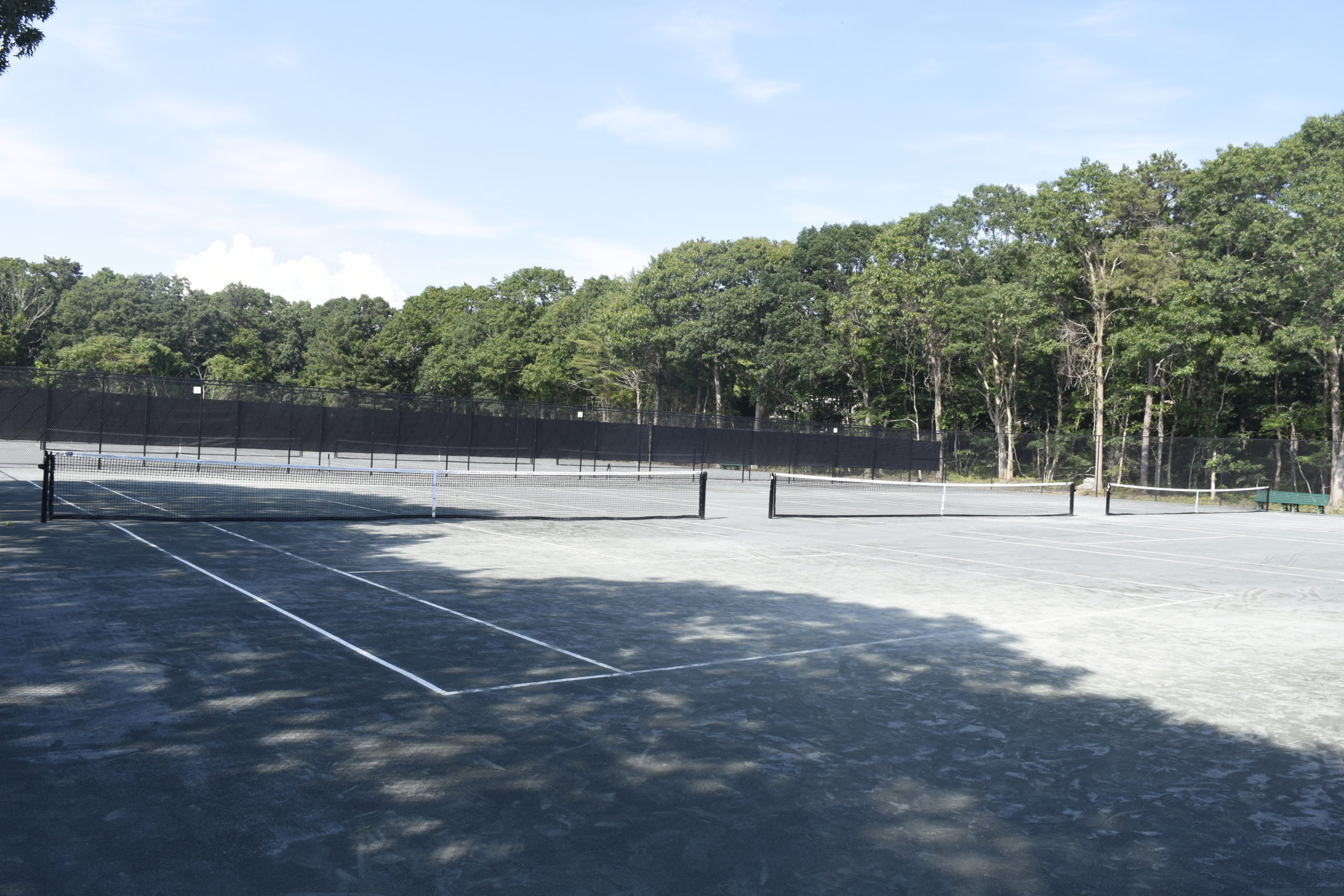 The club includes 11 Har-Tru tennis courts.