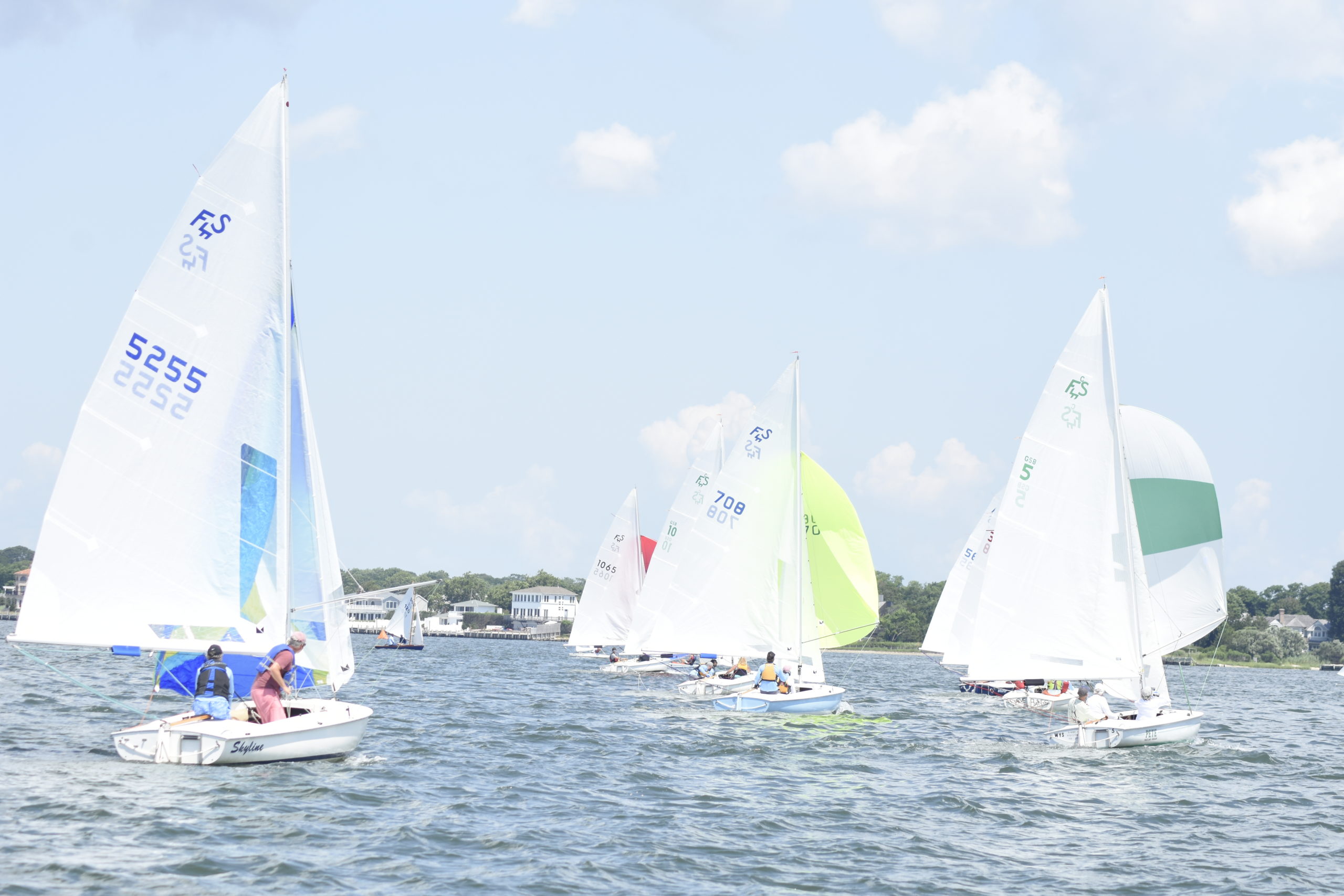 The Westhampton Yacht Squadron hosted a number of races and fleets this past Saturday, including flying scots.