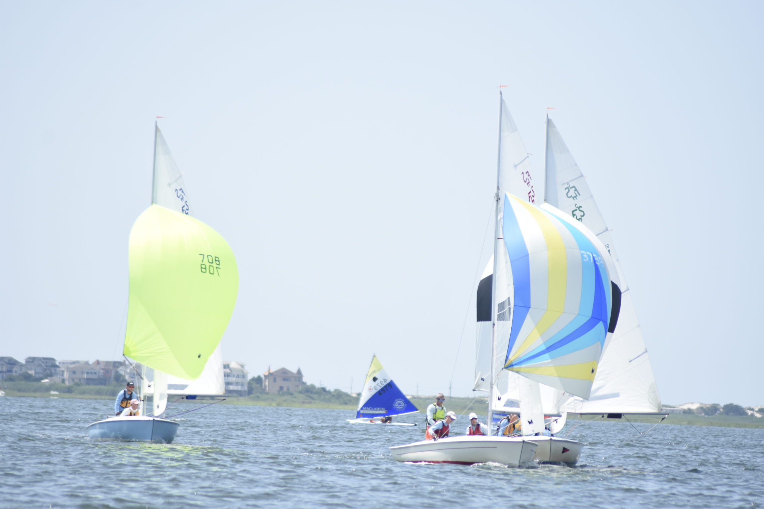 The Westhampton Yacht Squadron hosted a number of races and fleets this past Saturday, including flying scots.