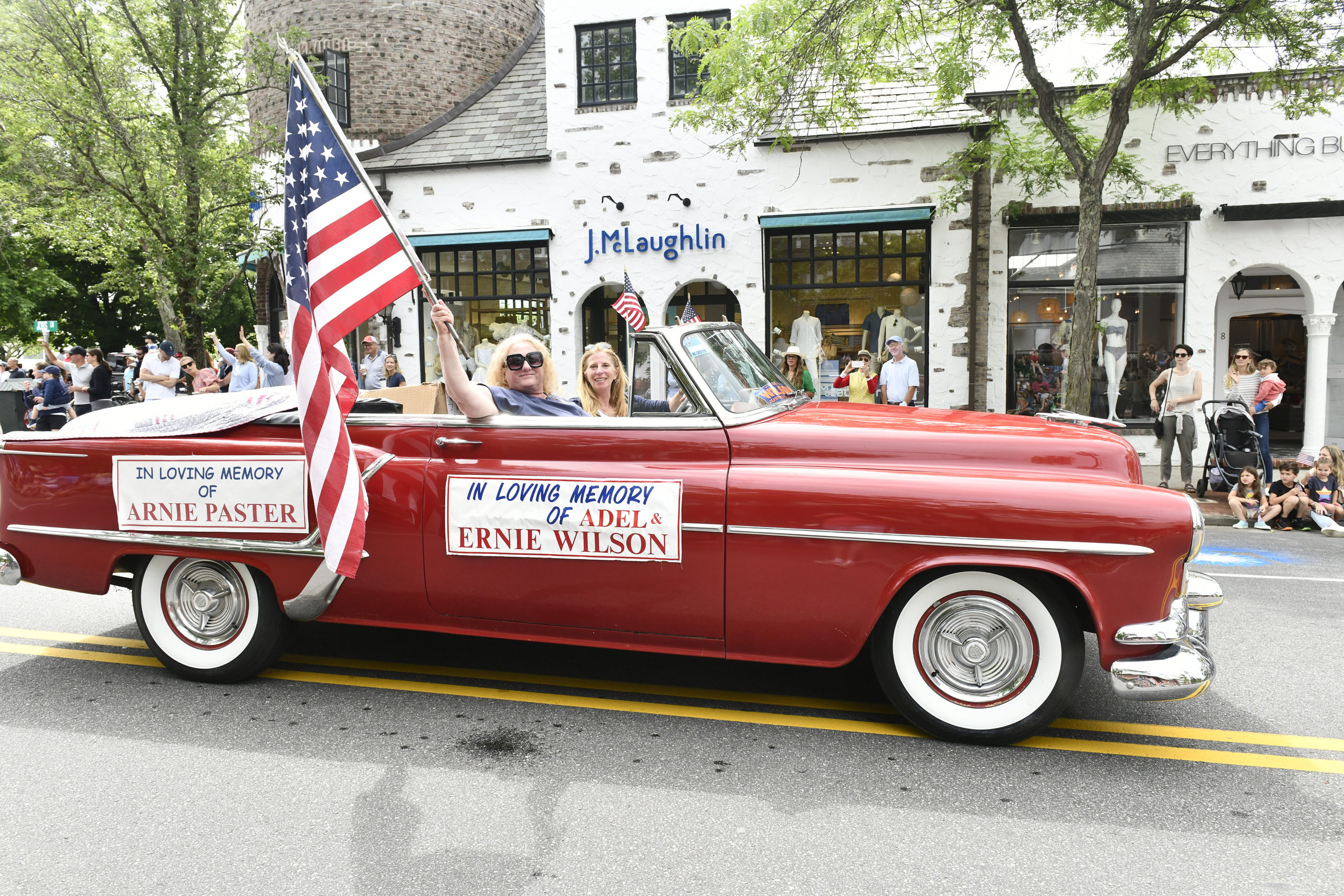 The Fourth of July Parade in Southampton Village on Monday morning.    DANA SHAW