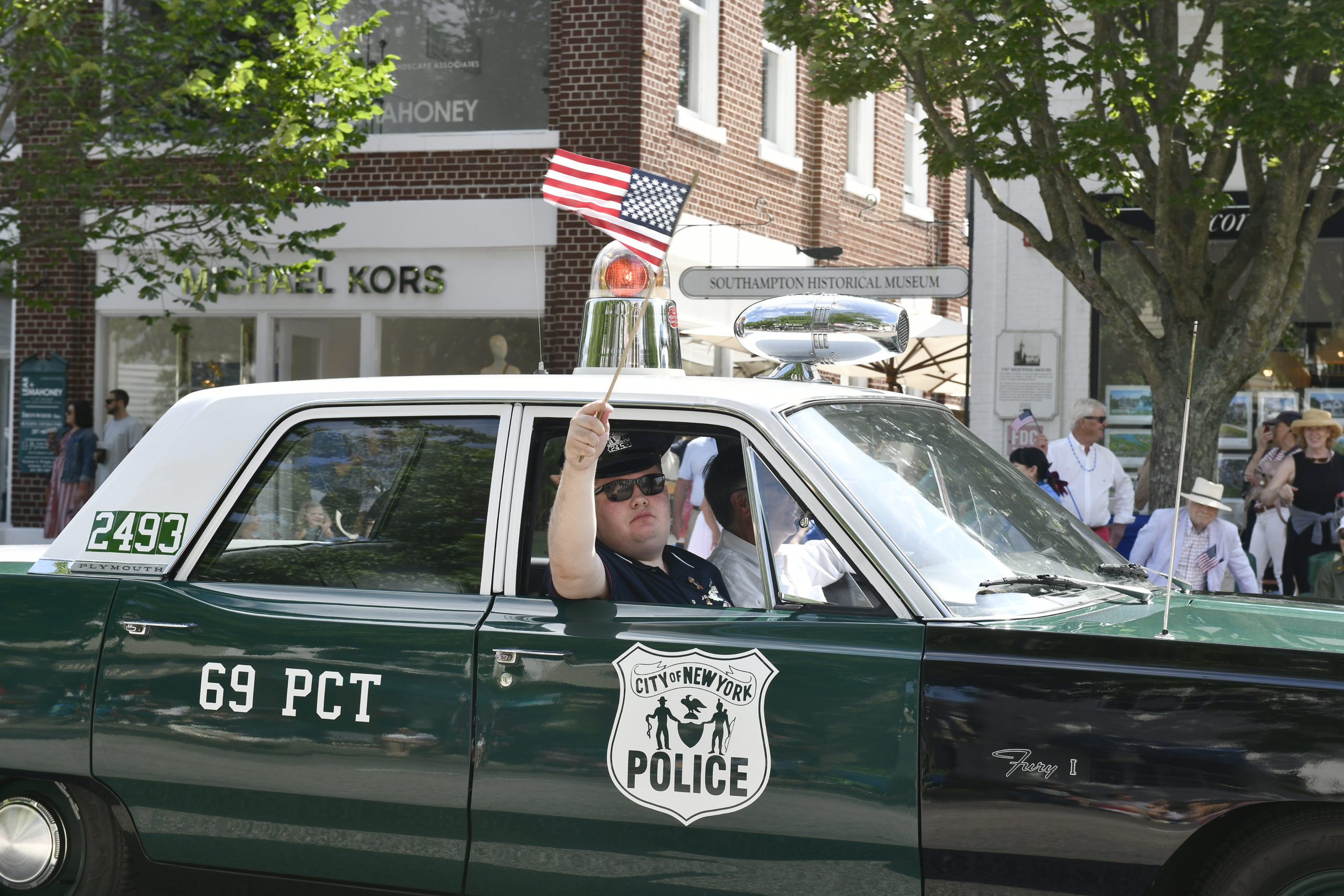 The Fourth of July Parade in Southampton Village on Monday morning.    DANA SHAW