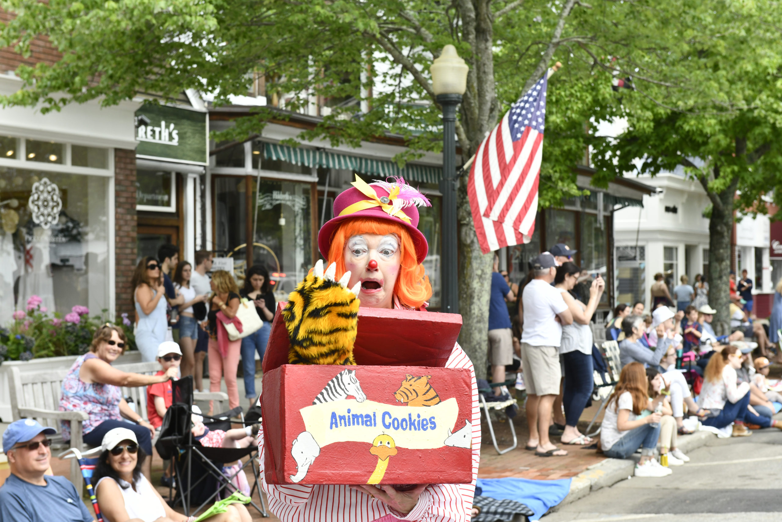 The Fourth of July Parade in Southampton Village on Monday morning.    DANA SHAW