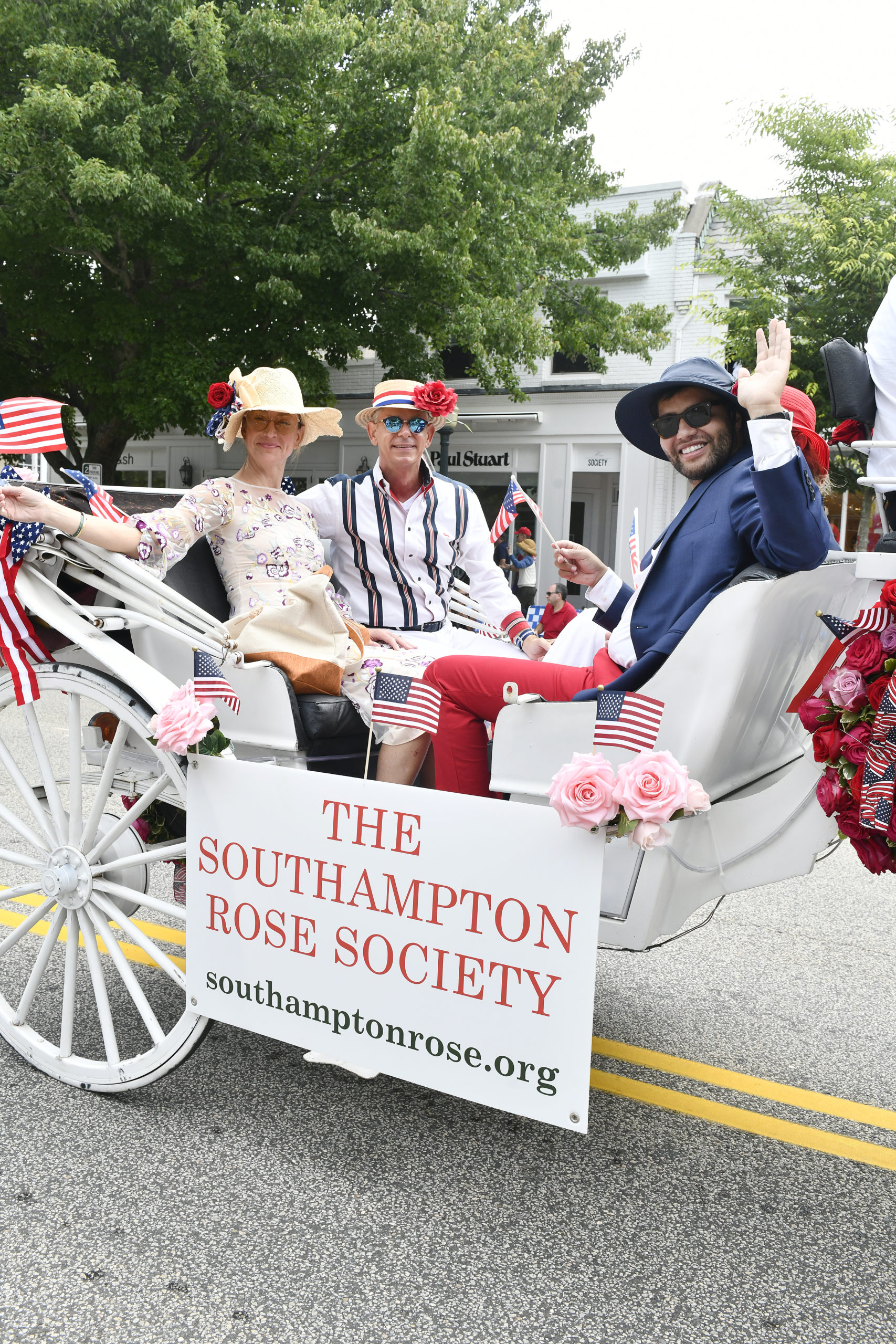 The Fourth of July Parade in Southampton Village on Monday morning.    DANA SHAW