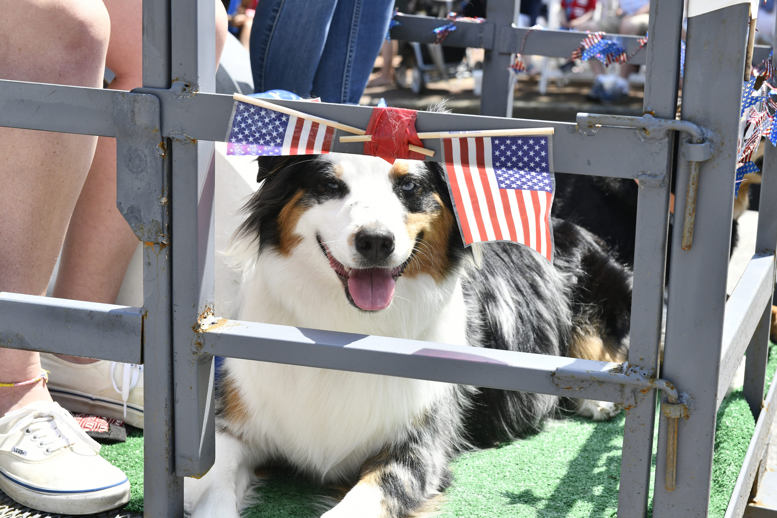 The Fourth of July Parade in Southampton Village on Monday morning.    DANA SHAW