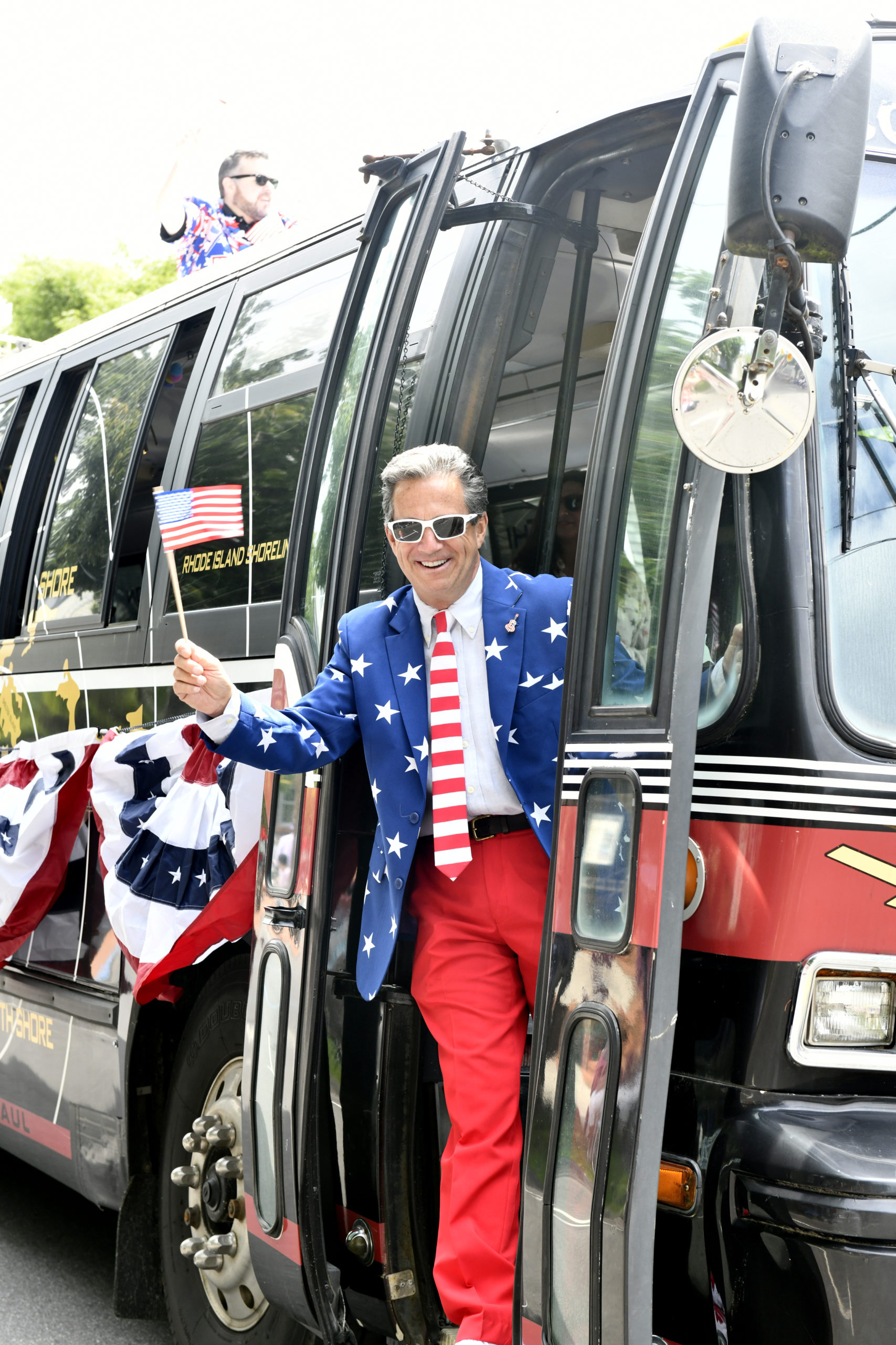 The Fourth of July Parade in Southampton Village on Monday morning.    DANA SHAW