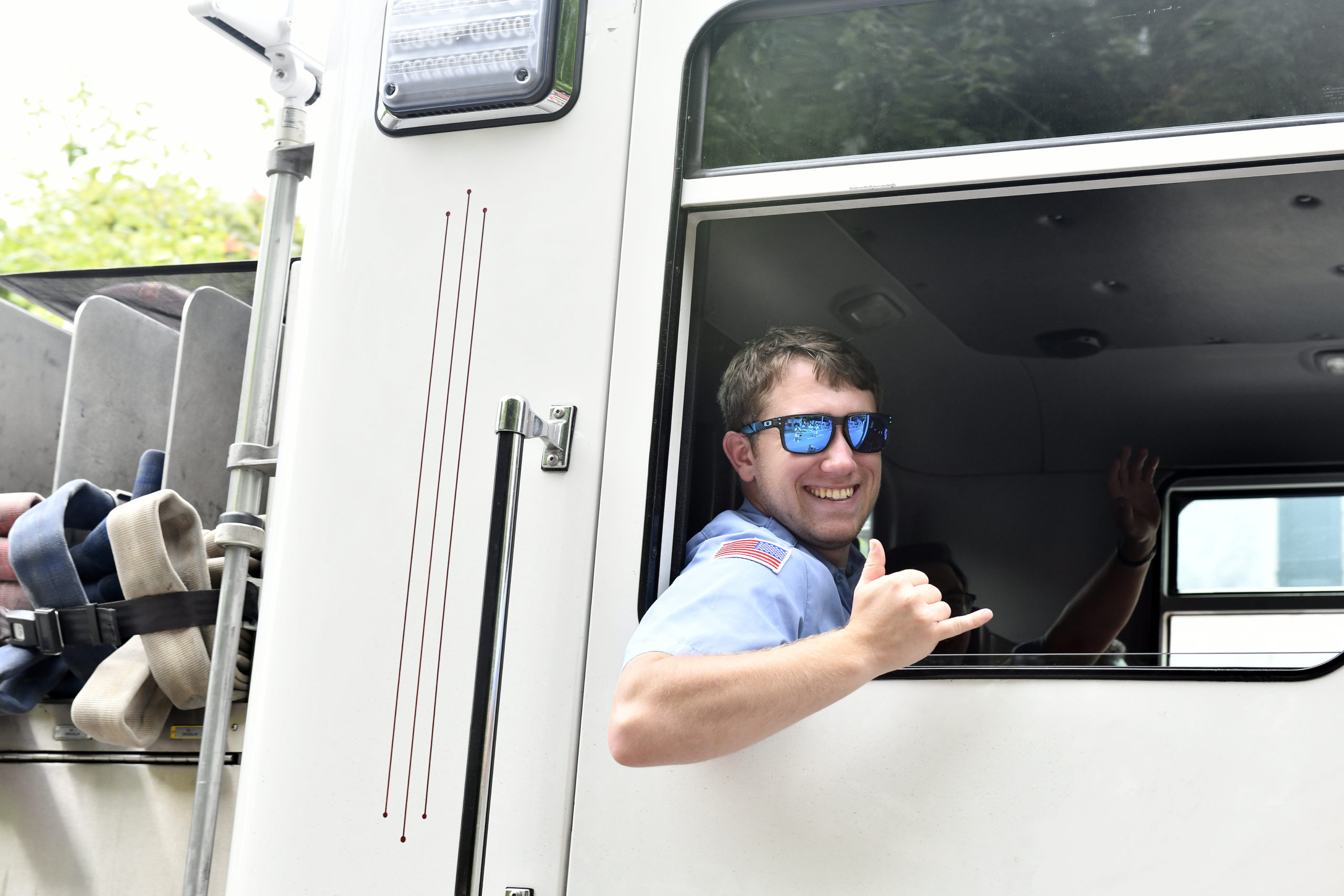 The Fourth of July Parade in Southampton Village on Monday morning.    DANA SHAW