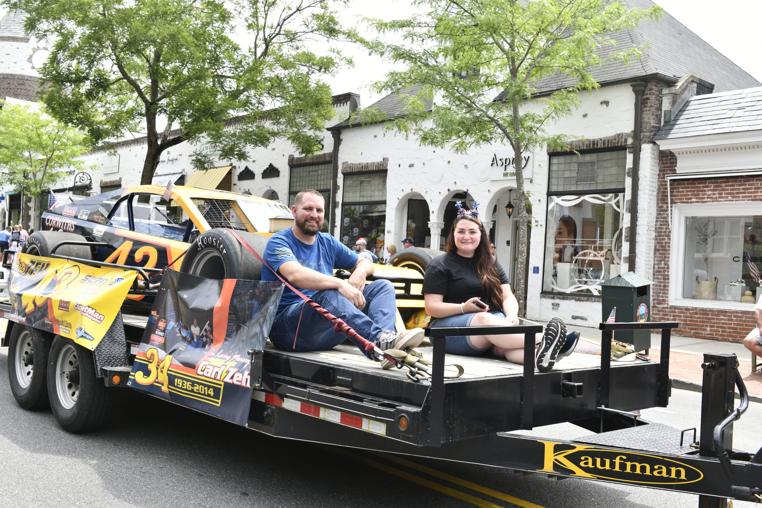 The Fourth of July Parade in Southampton Village on Monday morning.    DANA SHAW