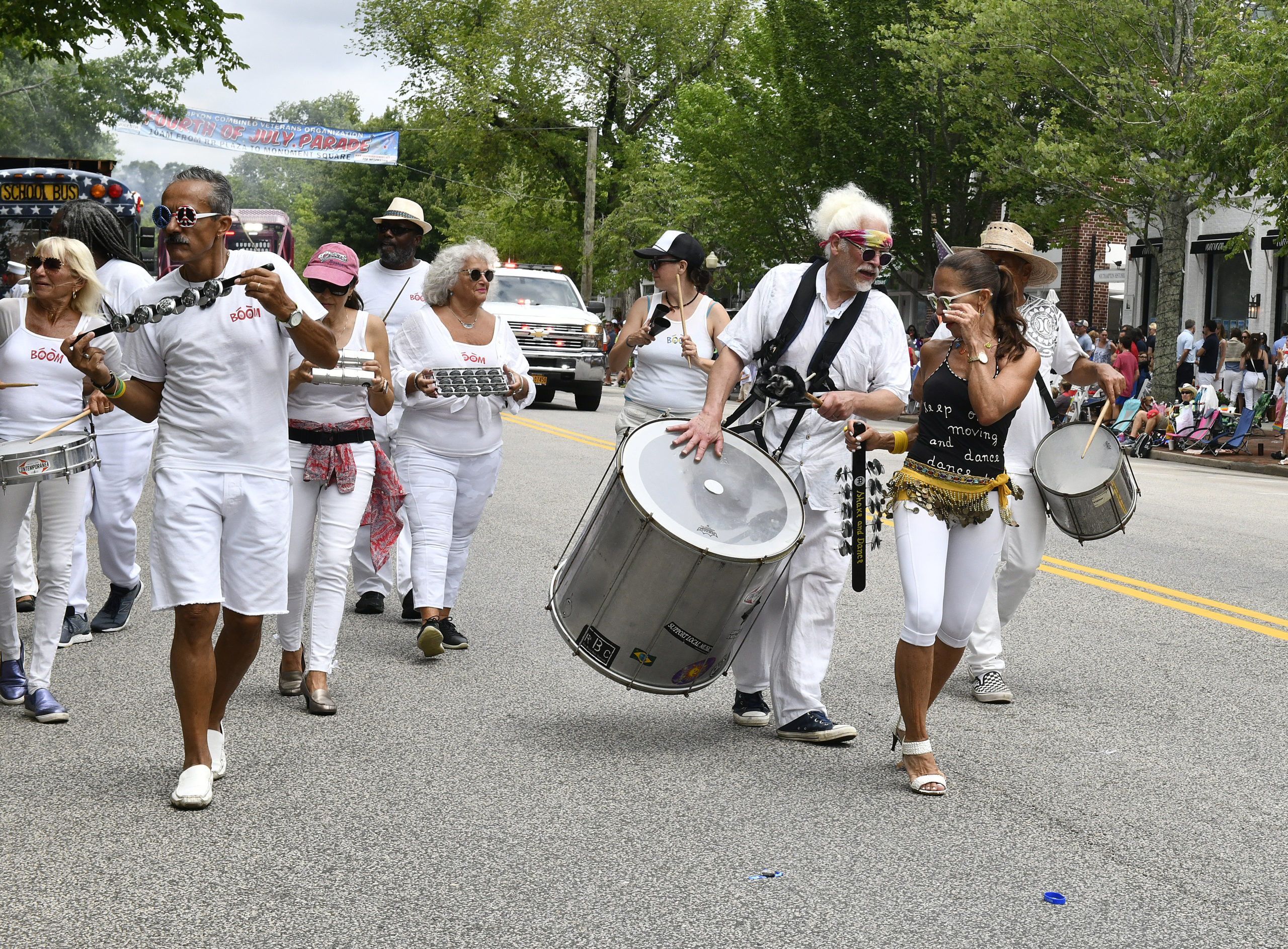 The Fourth of July Parade in Southampton Village on Monday morning.    DANA SHAW