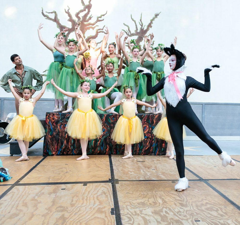 Dancers in the HBTS production of 