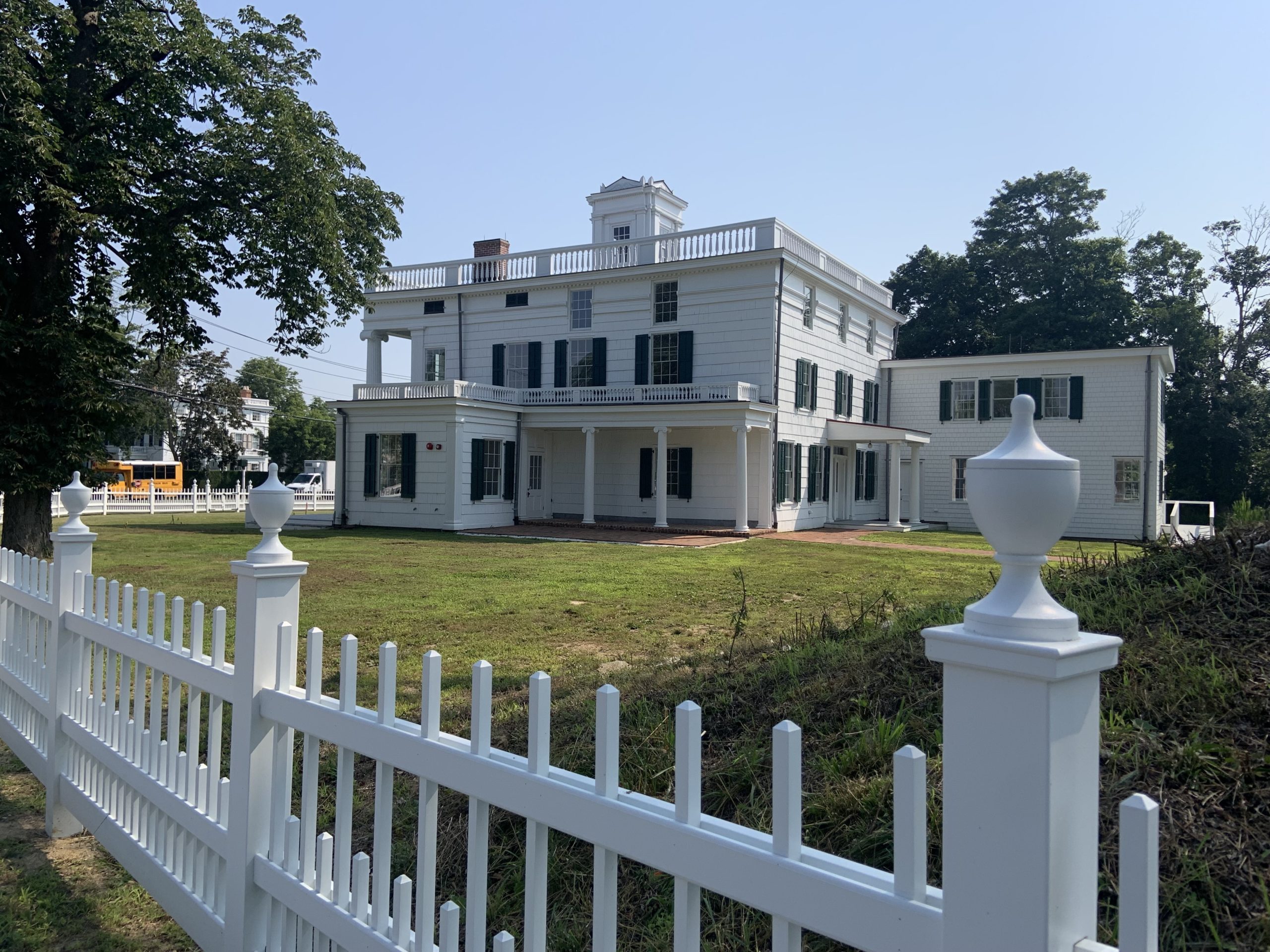 The Nathaniel Rogers House, the new home of the Bridgehampton Museum, as seen from Ocean Road. STEPHEN J. KOTZ