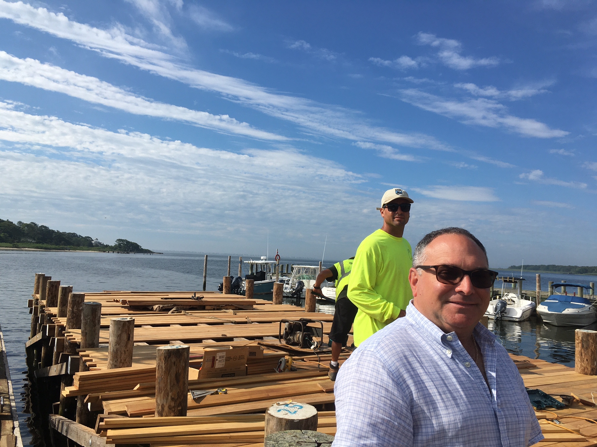 Scott Horowitz and Bo Brandt in Eastport.