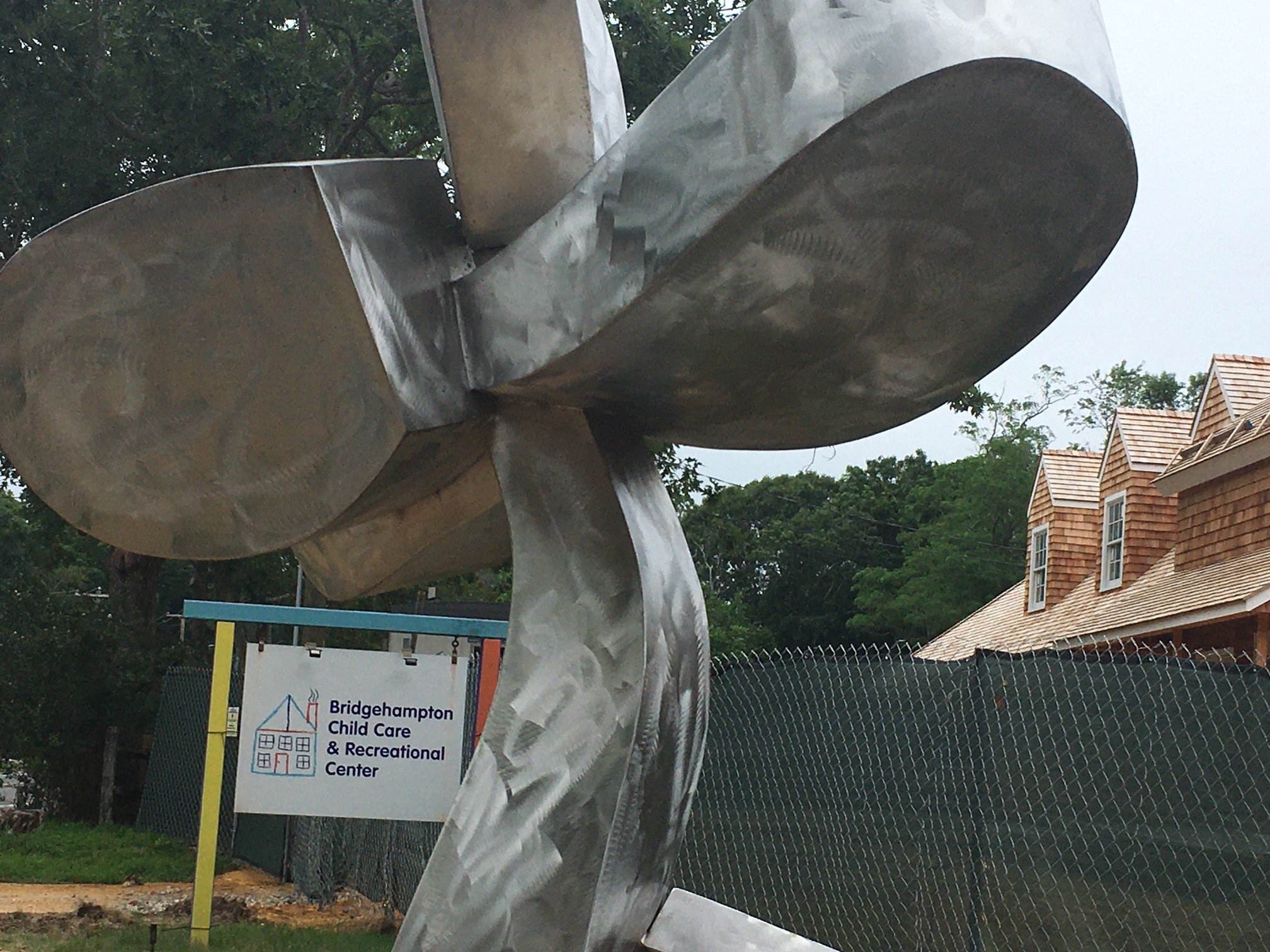 The construction of a new building at the Bridgehampton Child Care Center is underway and a recent donation means a pool and gym are on the horizon.