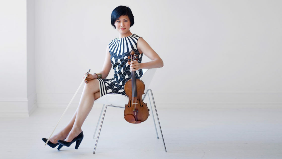 Violinist Jennifer Koh will perform Bach's Chaconne alongside Alan Alda.
