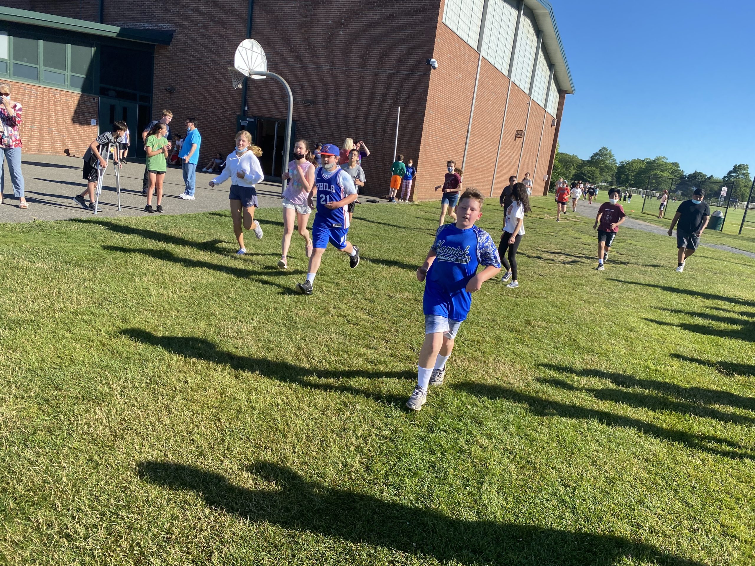 Southampton Intermediate School students and faculty raised more than $3,000 to benefit the Heart of the Hamptons on June 25. The funds were raised through the school’s annual Run Against Hunger fun run, where students and staff enjoyed fresh air while raising awareness and funds for the cause.