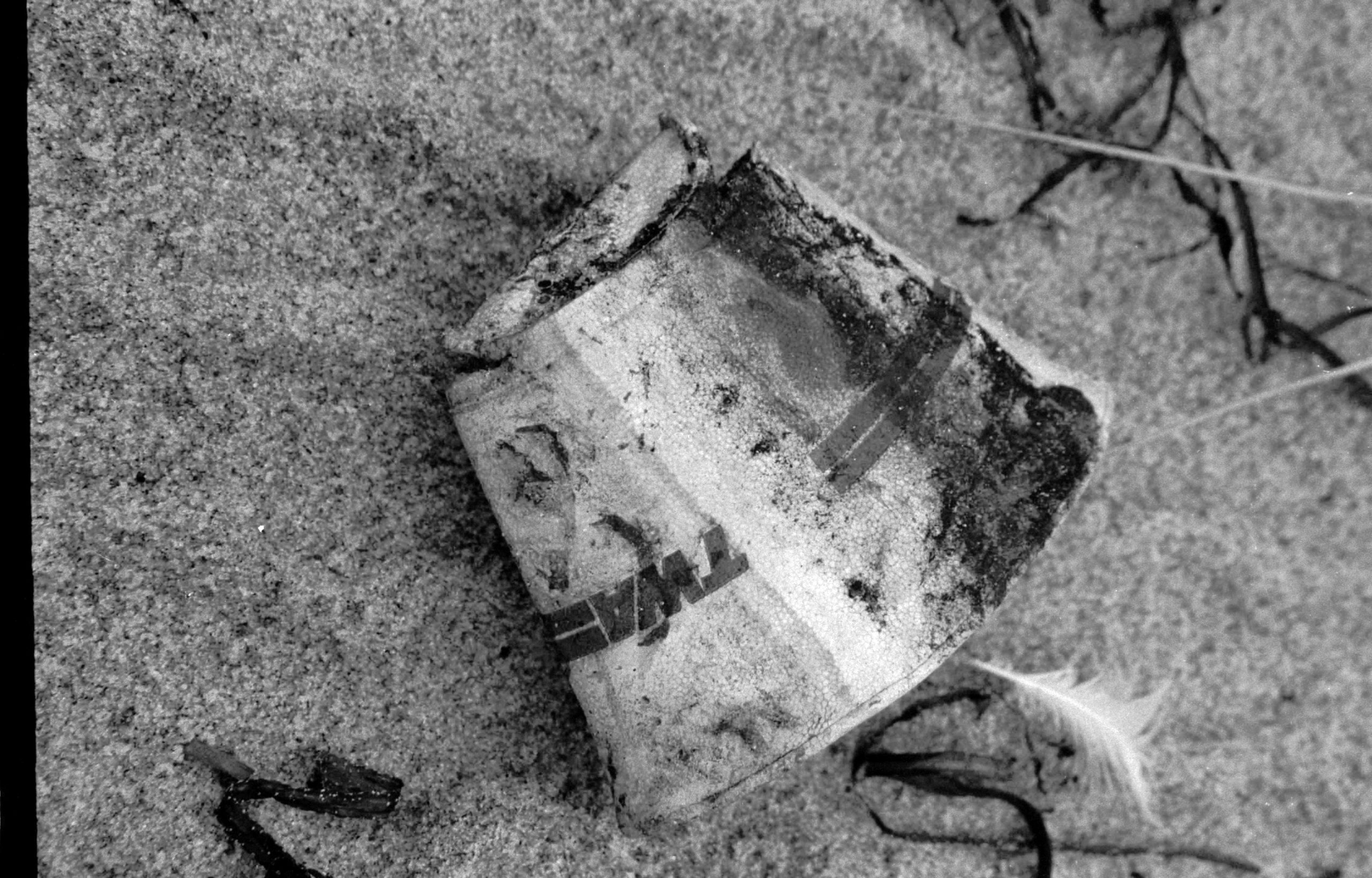 Debris from the plane washed up on shore along the East End.   EXPRESS FILE